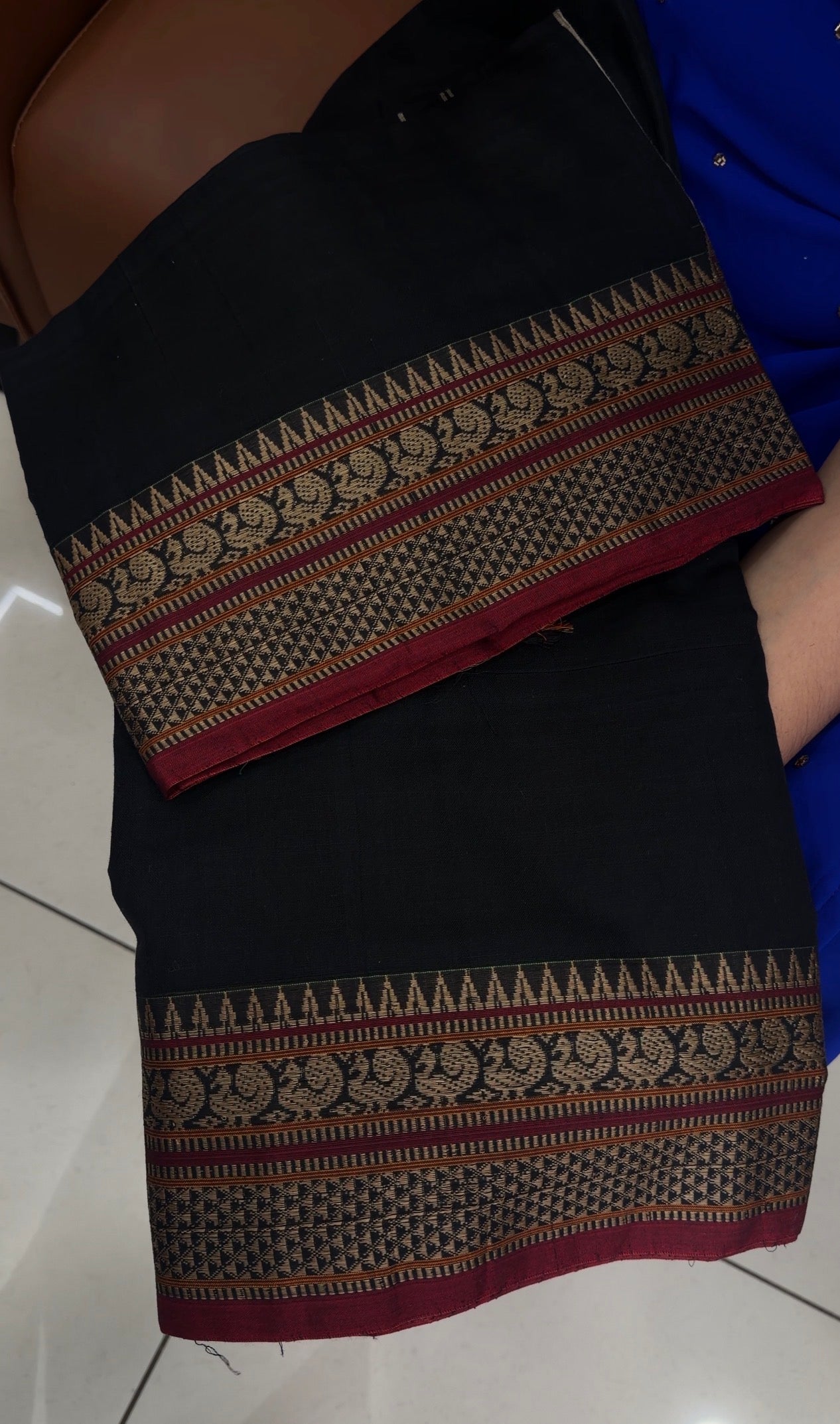 HANDLOOM COTTON UNSTITCHED SALWAR SUITS - IHA 33768