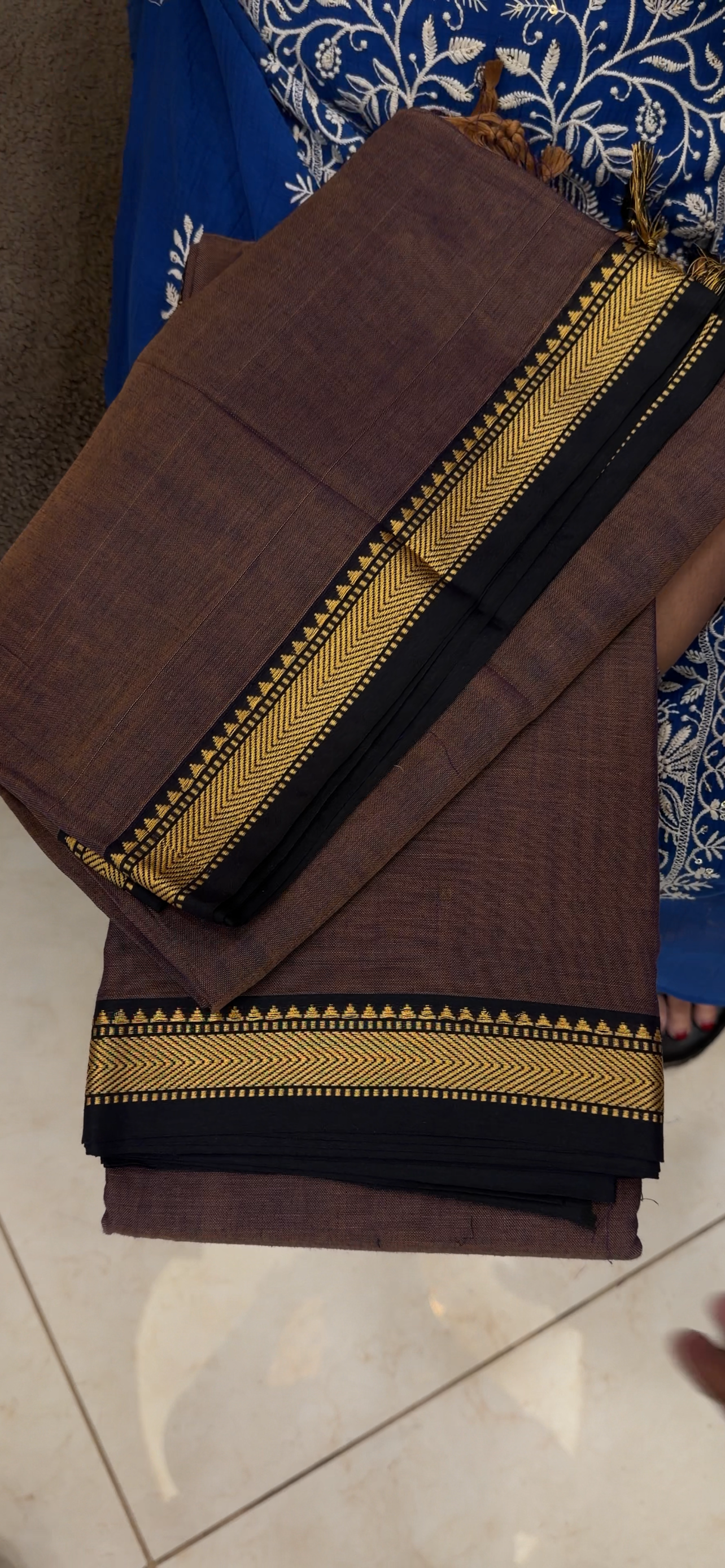 HANDLOOM COTTON UNSTITCHED SALWAR SUITS - IHA 34366