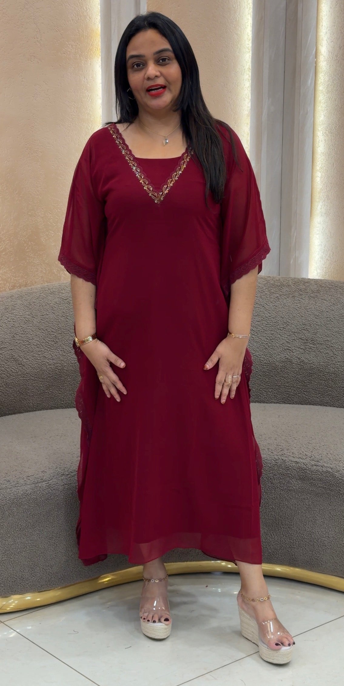 IHA'S IN-HOUSE KAFTAN TOPS - IHA 32836
