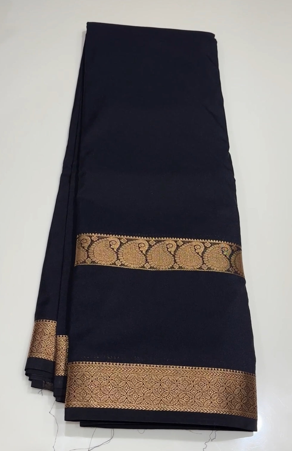 SEMI CRAPE SAREES - IHA 18672