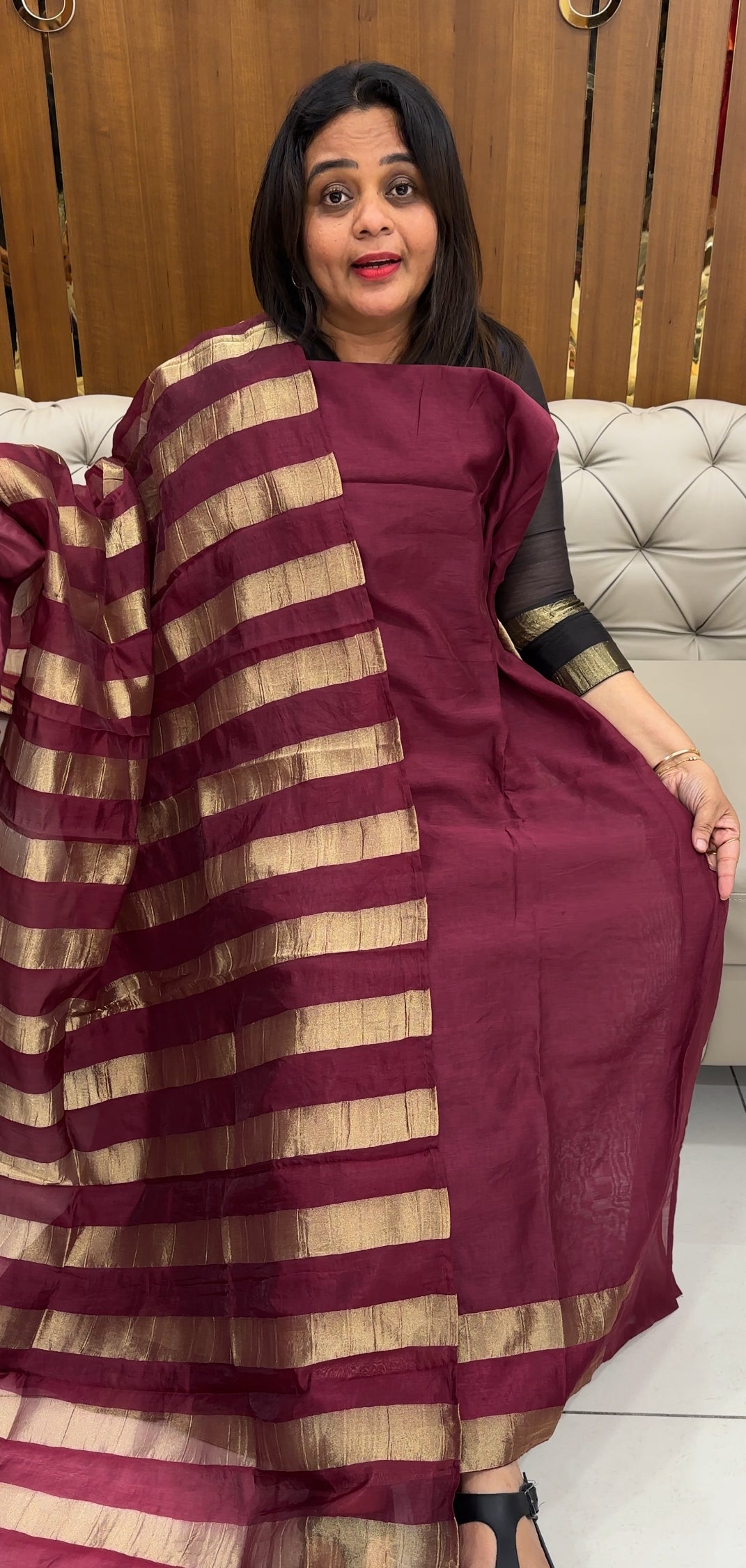 FORWARD MODAL CHANDERI UNSTITCHED SALWAR SUITS - IHA 26355