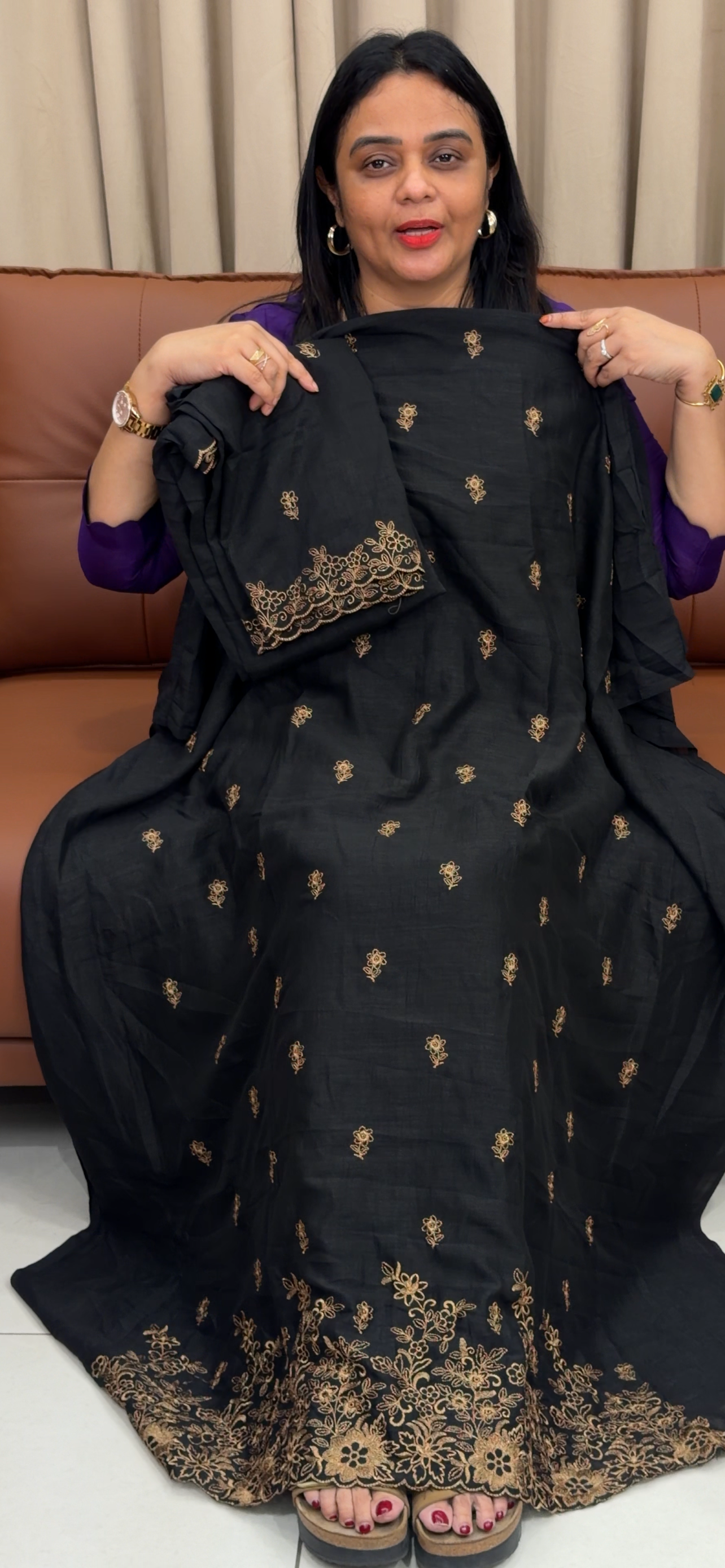 SEMI RAW SILK UNSTITCHED SALWAR SUITS - IHA 33429