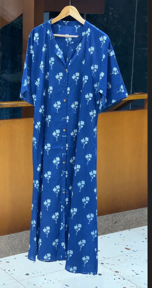 IHA'S IN-HOUSE COTTON SHIRT KAFTAN TOPS  - IHA 35998