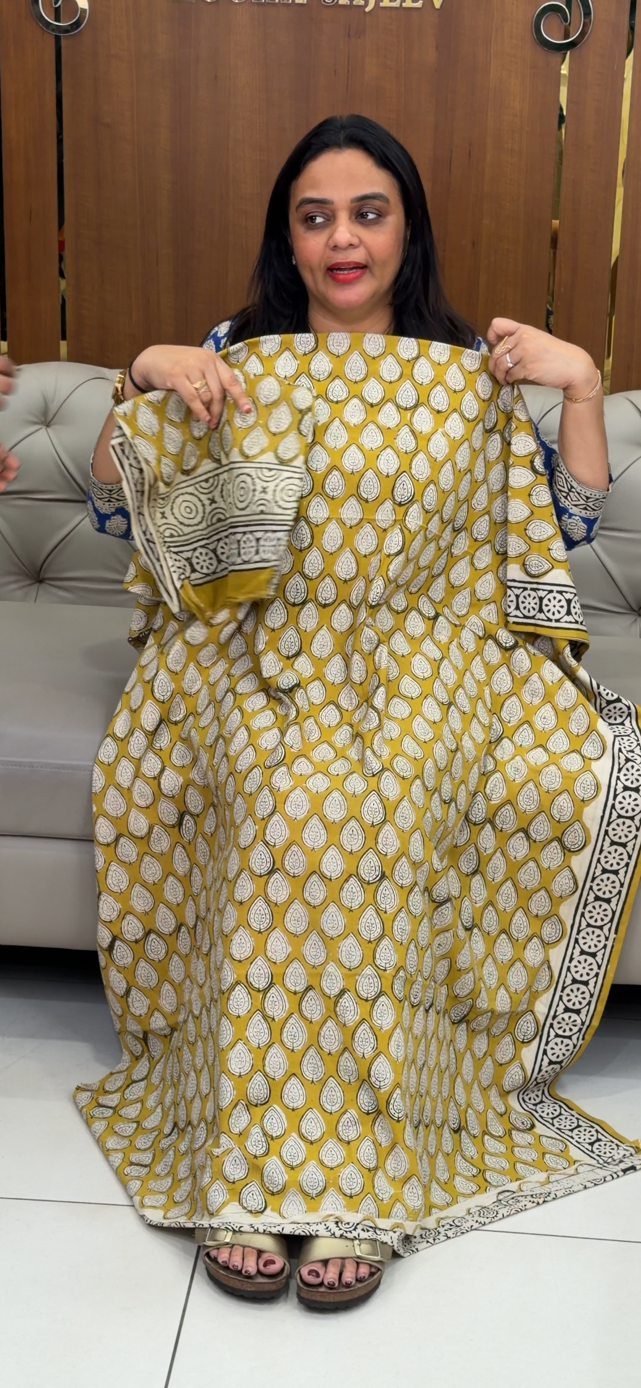 COTTON UNSTITCHED SALWAR SUITS - IHA 32798