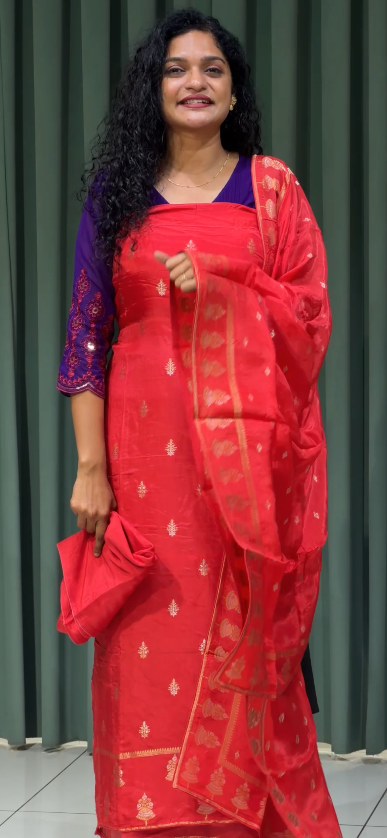 BANARASI UNSTITCHED SALWAR SUITS - IHA 33718