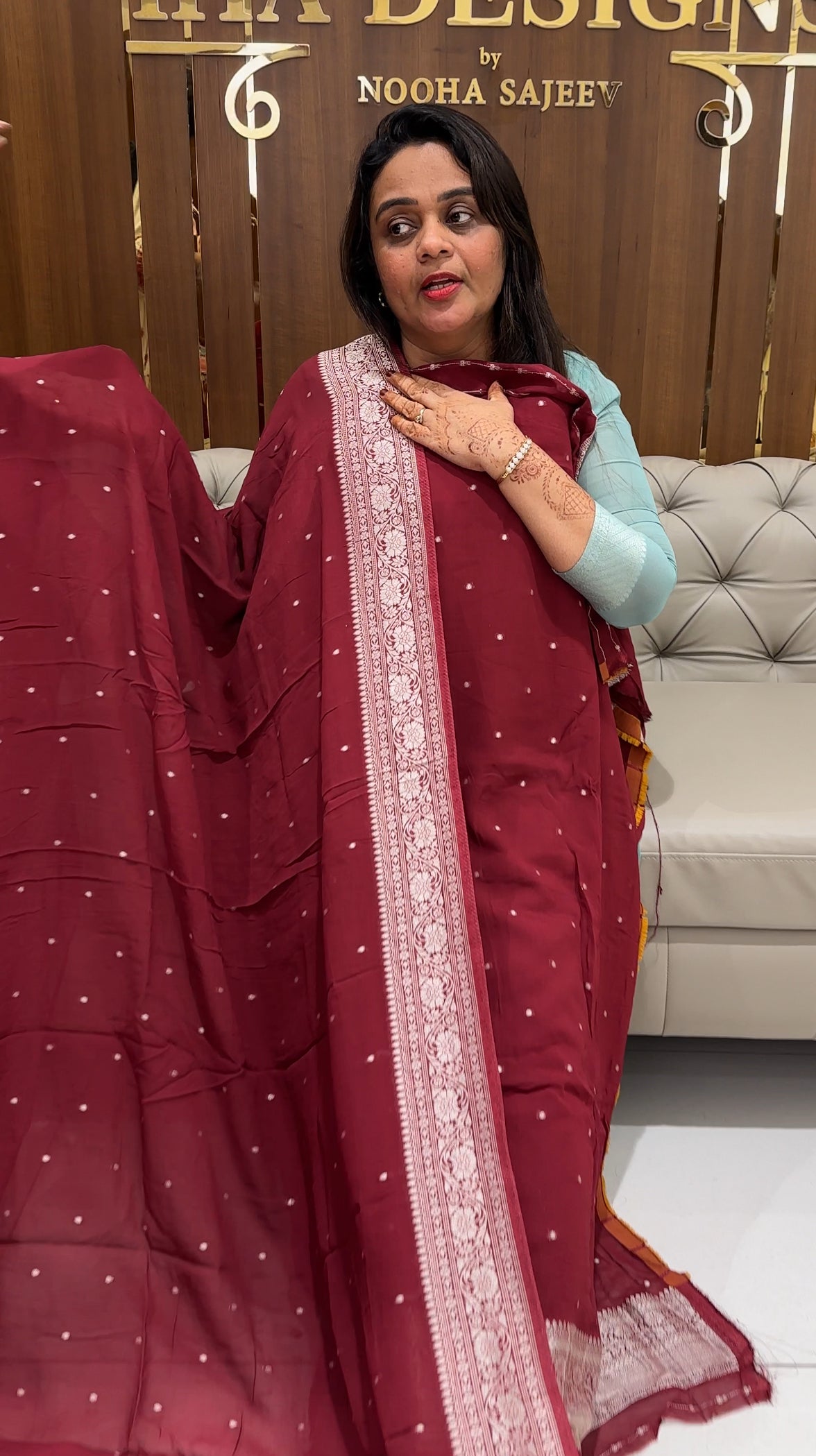 VISCOSE GEORGETTE UNSTITCHED SALWAR SUITS - IHA 23858