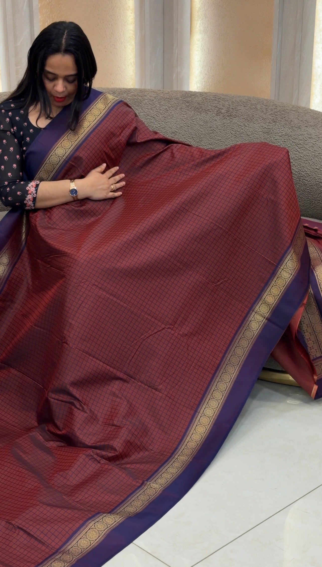 SEMI SILK SAREES  - IHA 34304