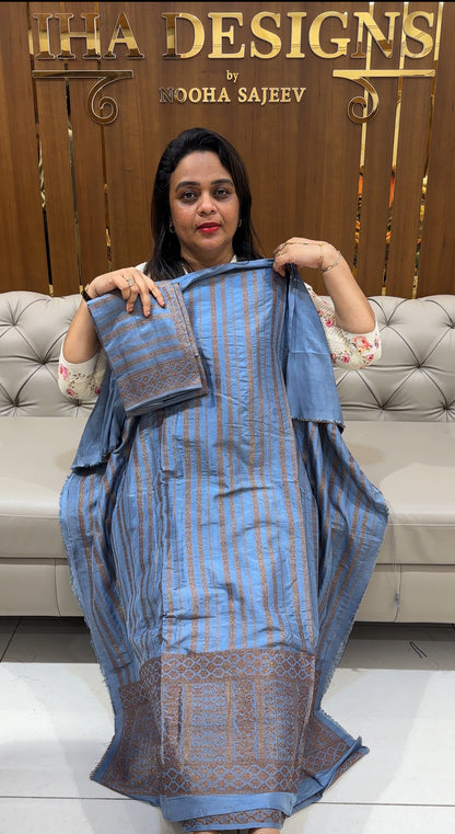 BANARASI UNSTITCHED SALWAR SUITS - IHA 28816