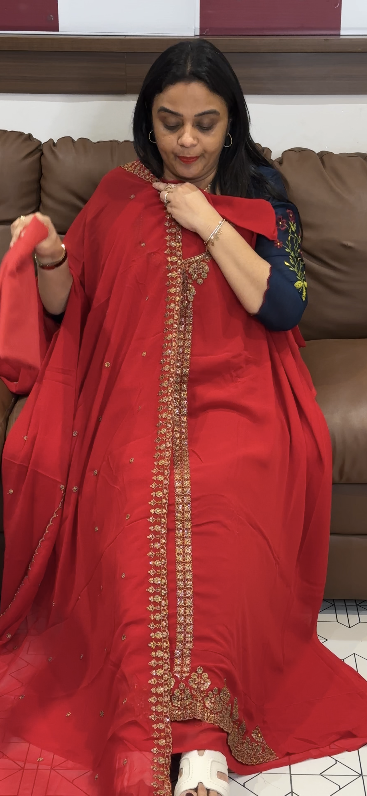 UNSTITCHED SALWAR SUITS - IHA 32880