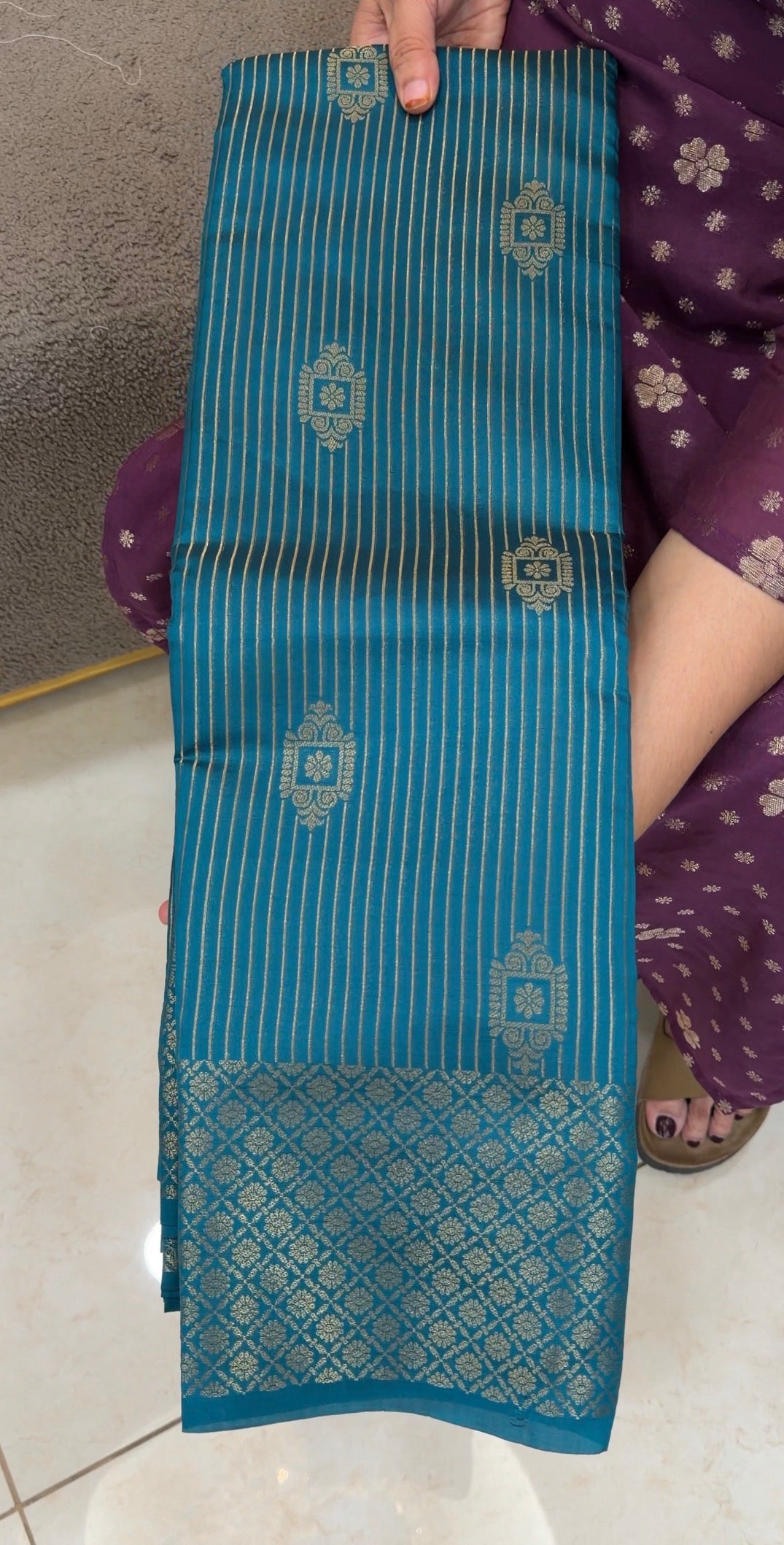SEMI SILK SAREES - IHA 32859
