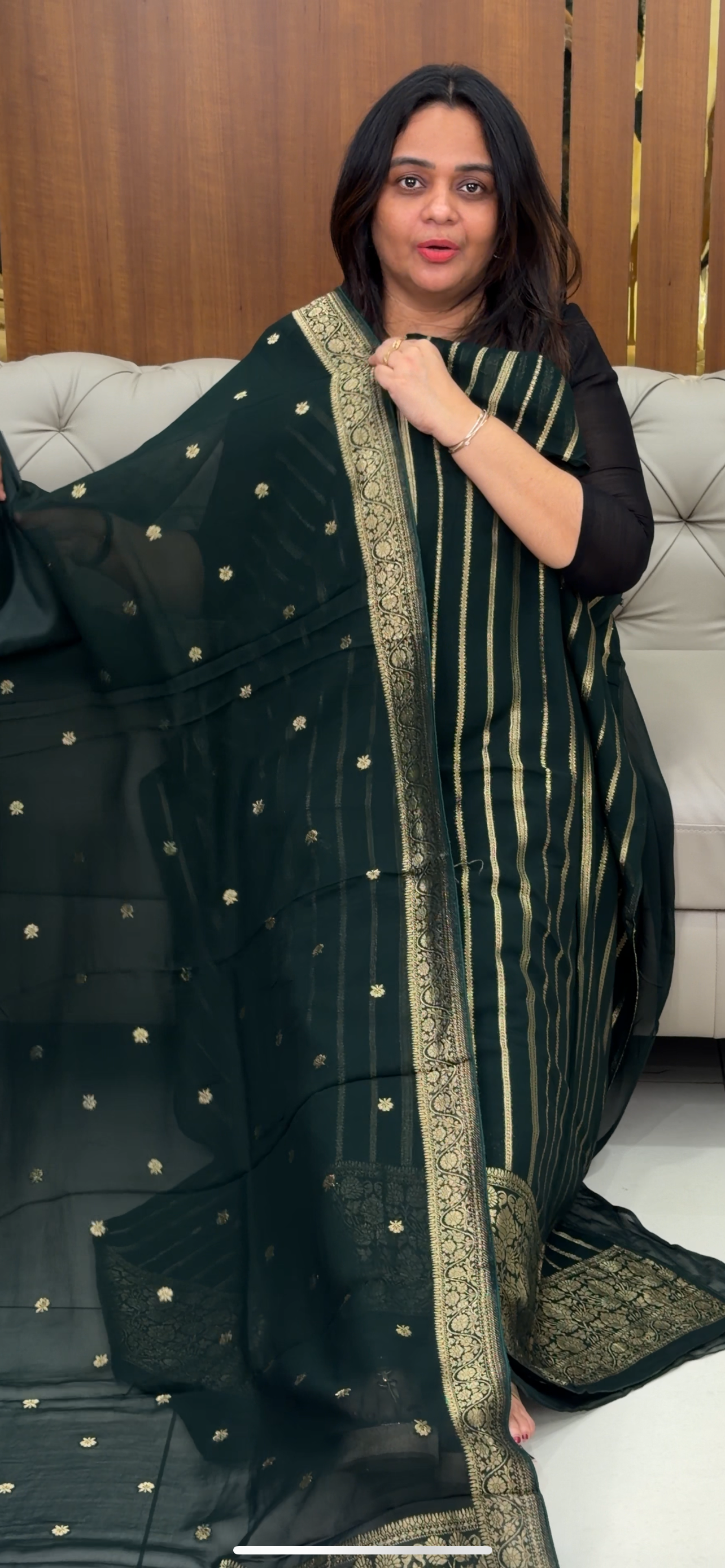 VISCOSE GEORGETTE UNSTITCHED SALWAR SUITS - IHA 29030