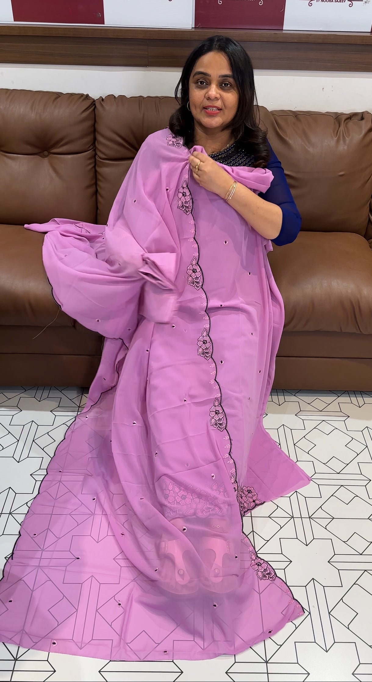 FAUX GEORGETTE UNSTITCHED SALWAR SUITS - IHA 28104