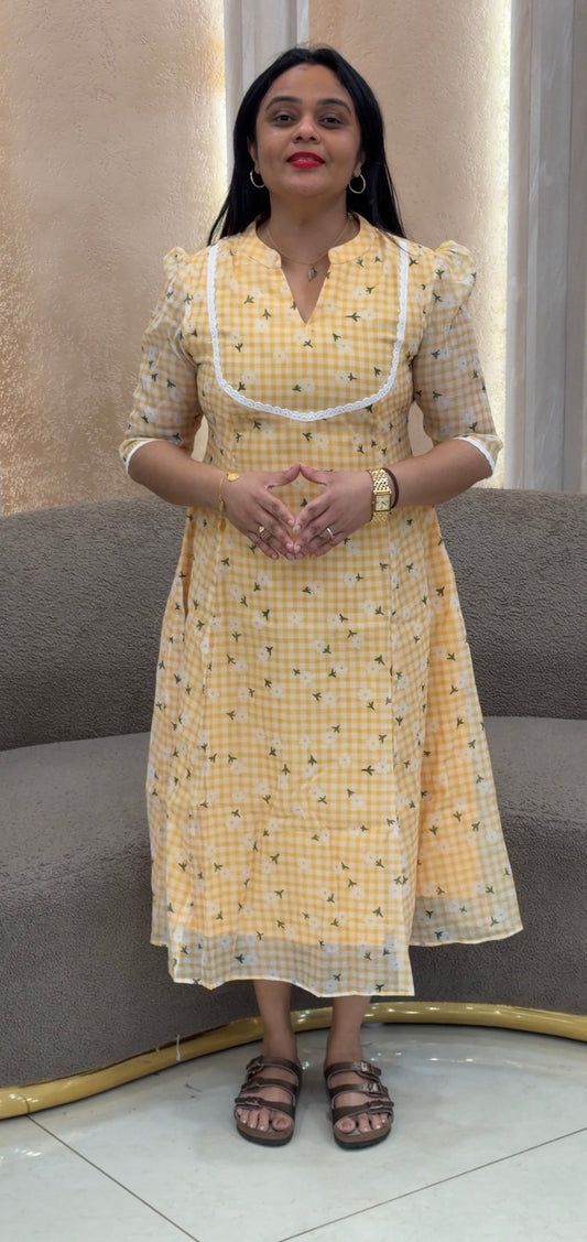 IHA'S IN-HOUSE PRINTED FROCKS - IHA 35948