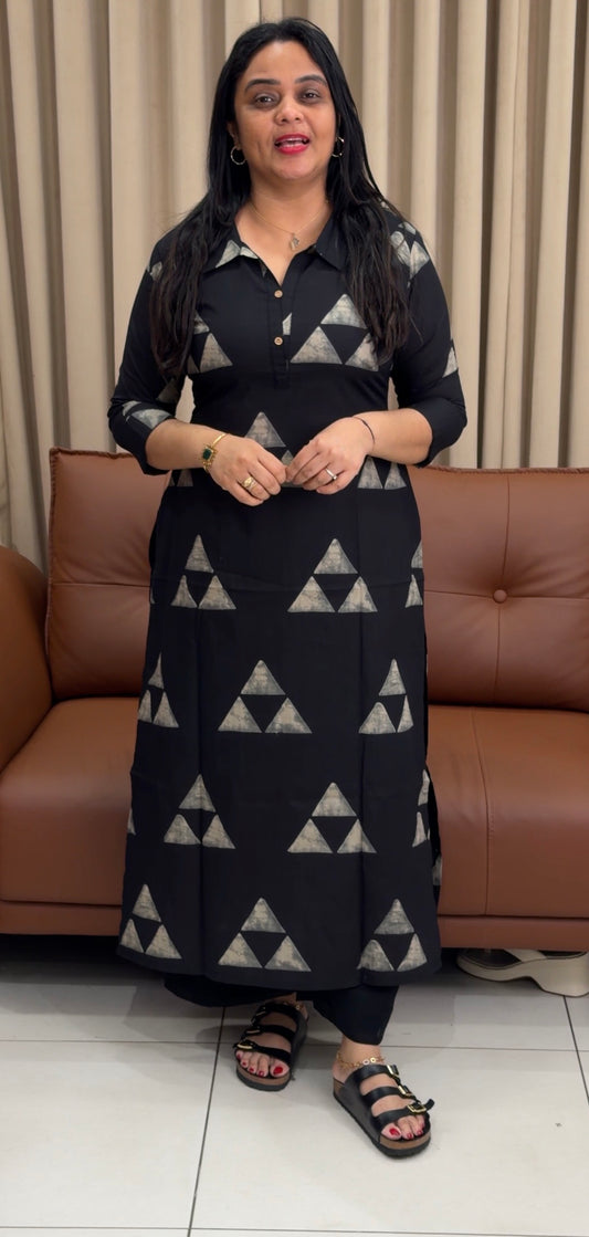 IHA'S IN-HOUSE COTTON PRINTED TOPS - IHA 34219
