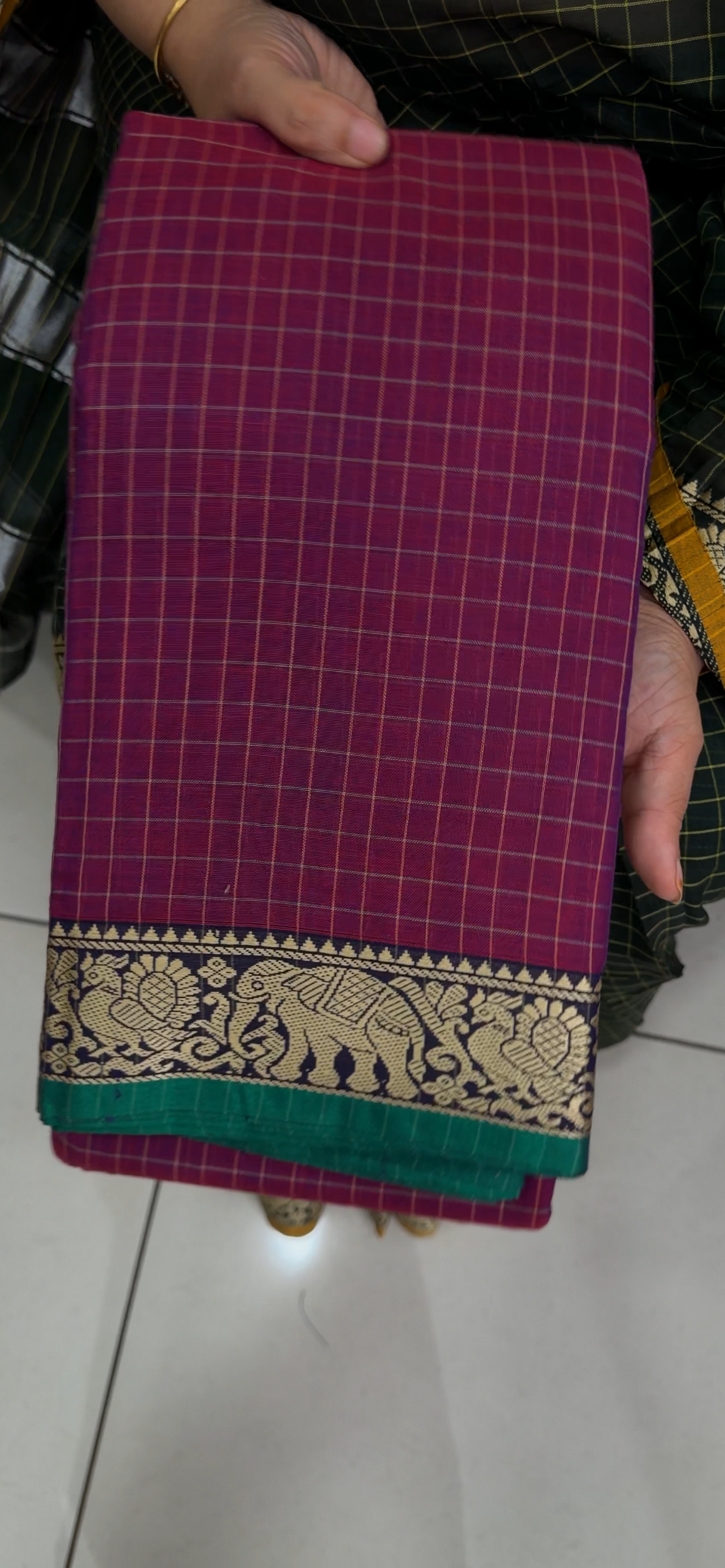HANDLOOM COTTON SAREES - IHA 34584
