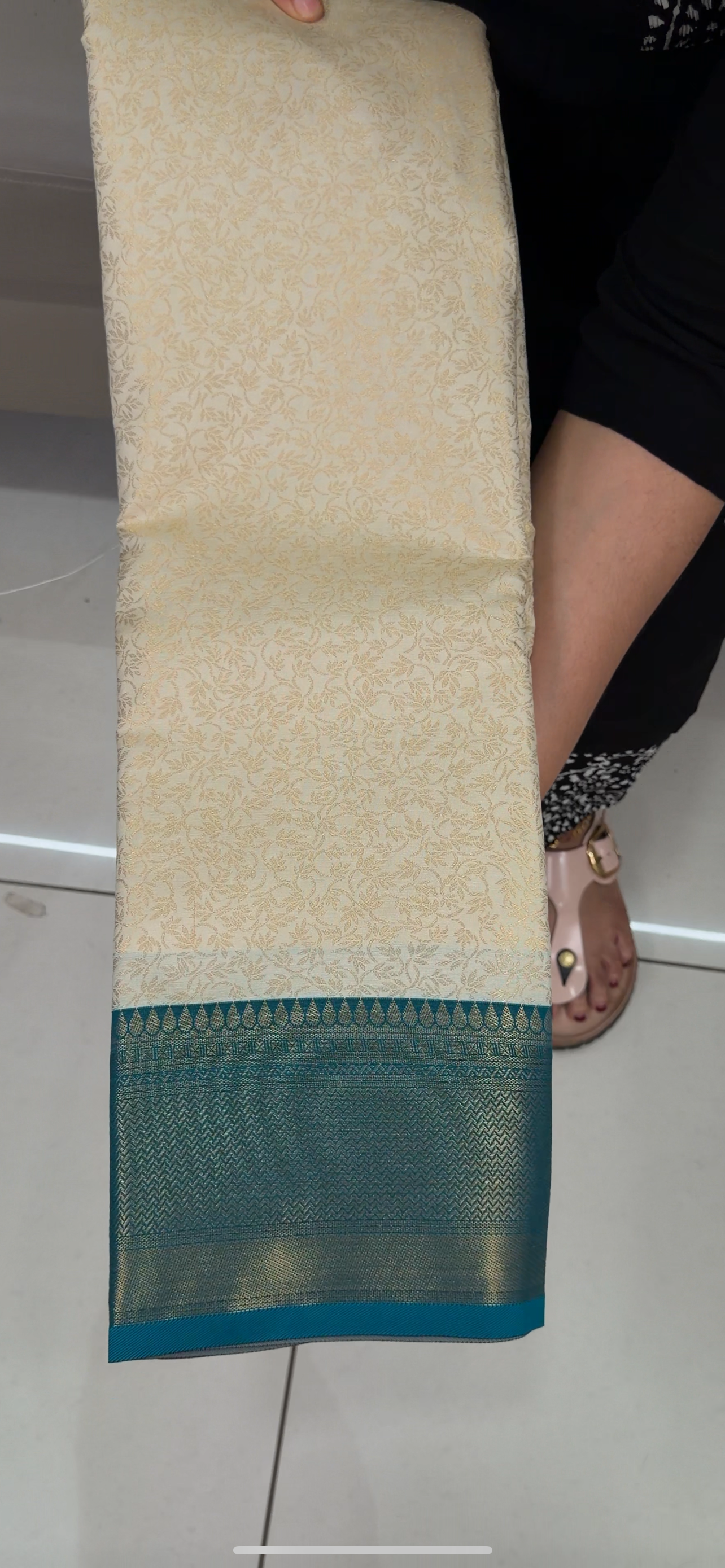 SEMI BROCADE SAREES - IHA 29182