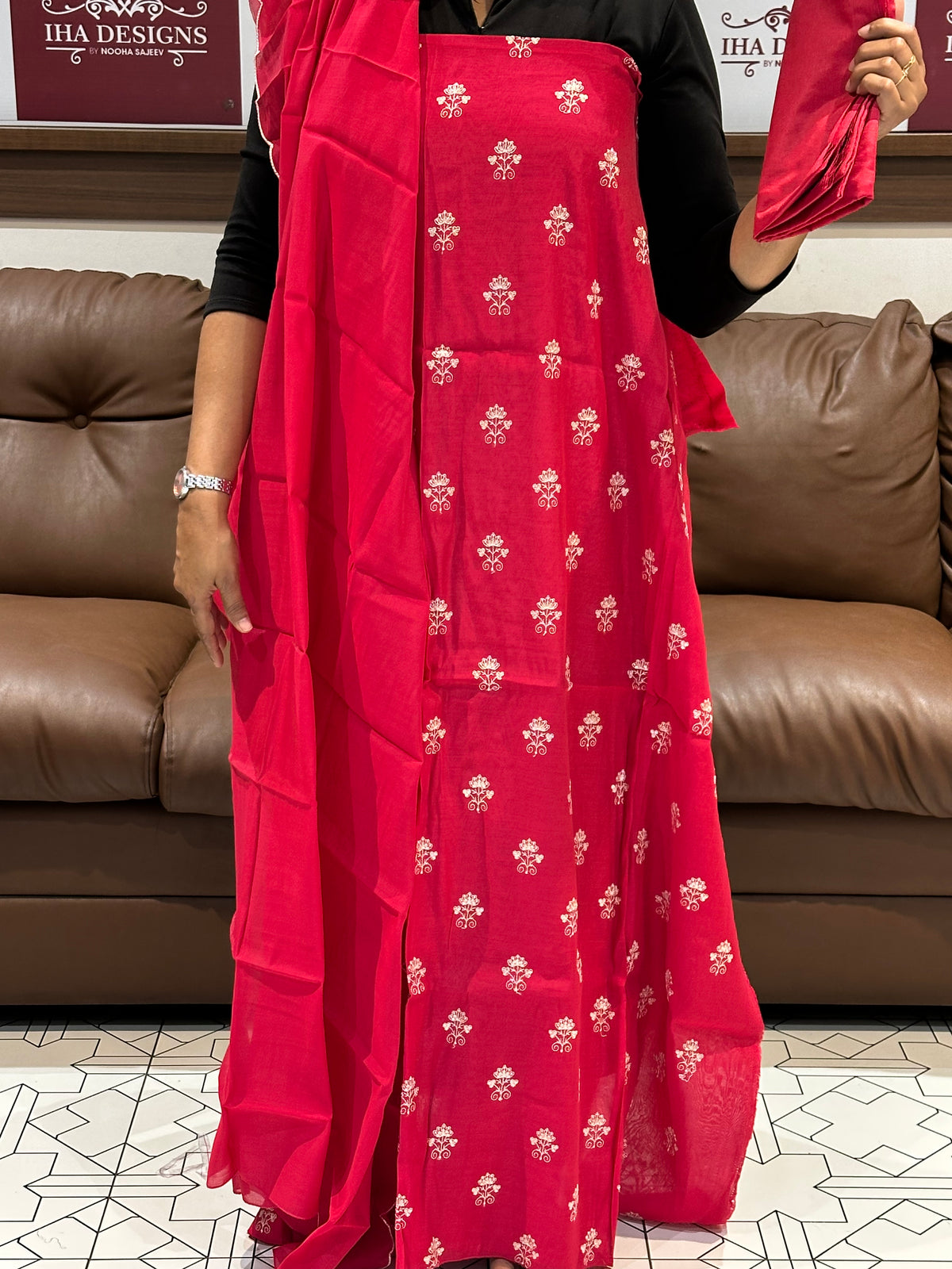 OFFER SALES UNSTITCHED SALWAR SUITS - IHA 35818