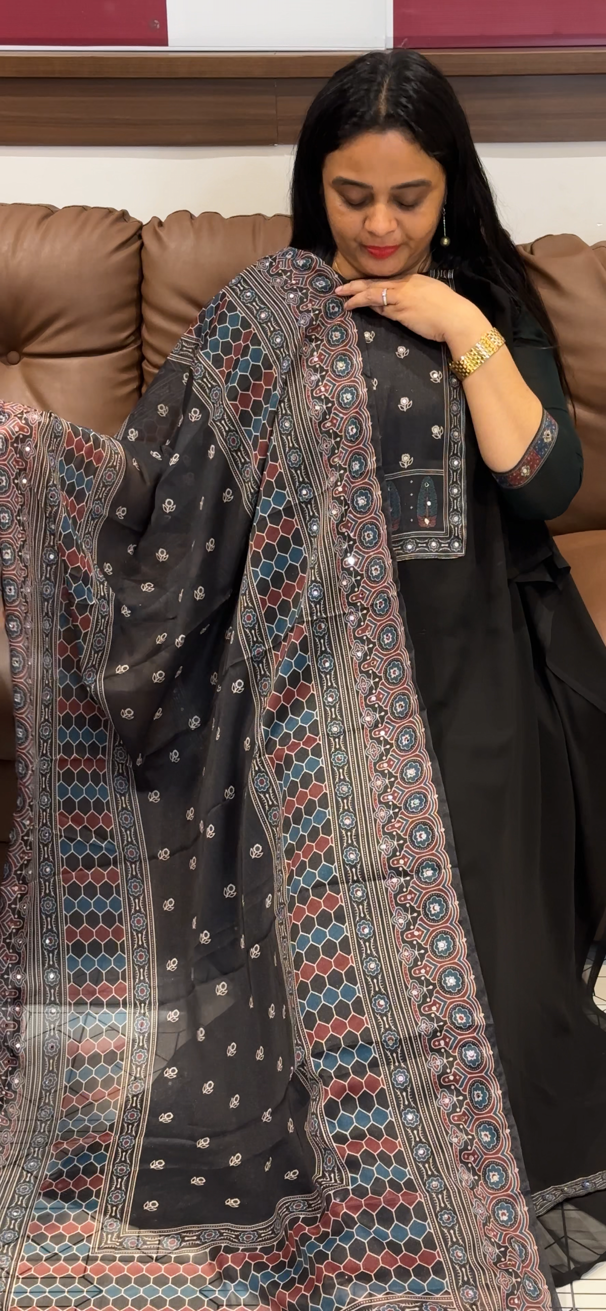 GEORGETTE UNSTTCHED SALWAR SUITS - IHA 35510