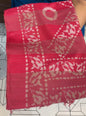 PRINTED TUSSER SAREES - IHA 17267