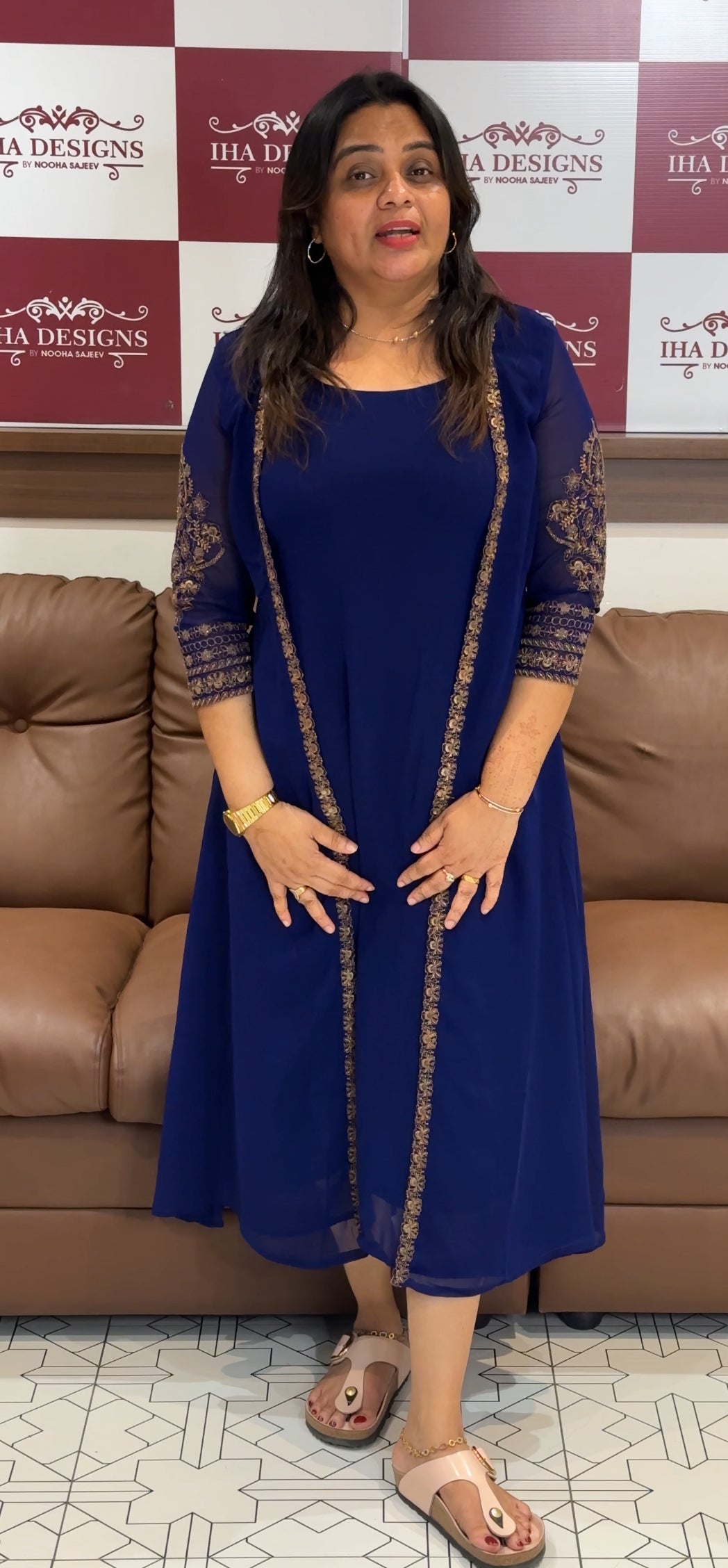 IHA'S IN- HOUSE ALINE TOP AND JACKET- IHA 27651