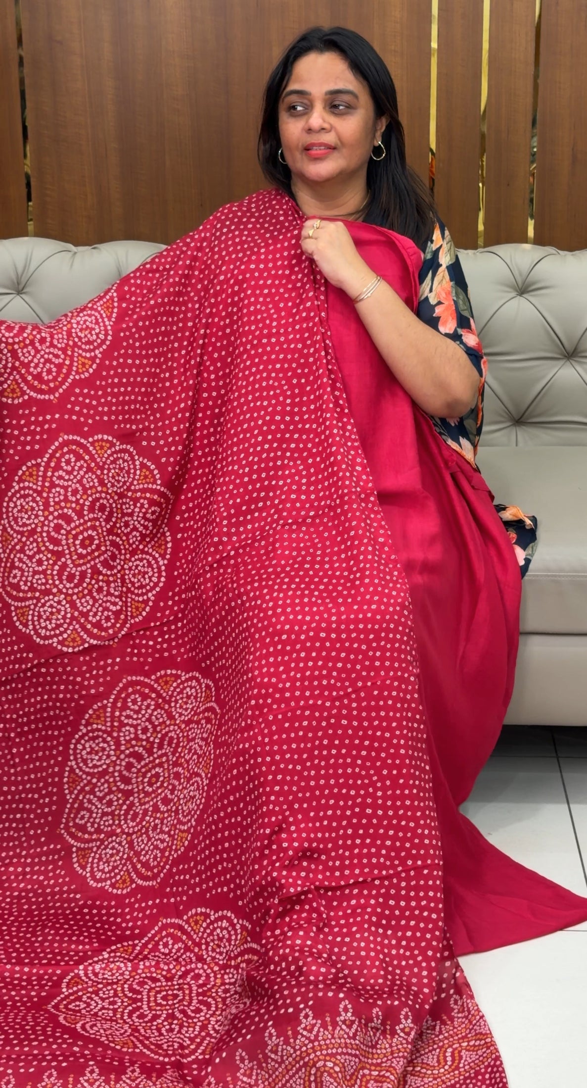 SEMI RAW SILK UNSTITCHED SALWAR SUITS - IHA 28975