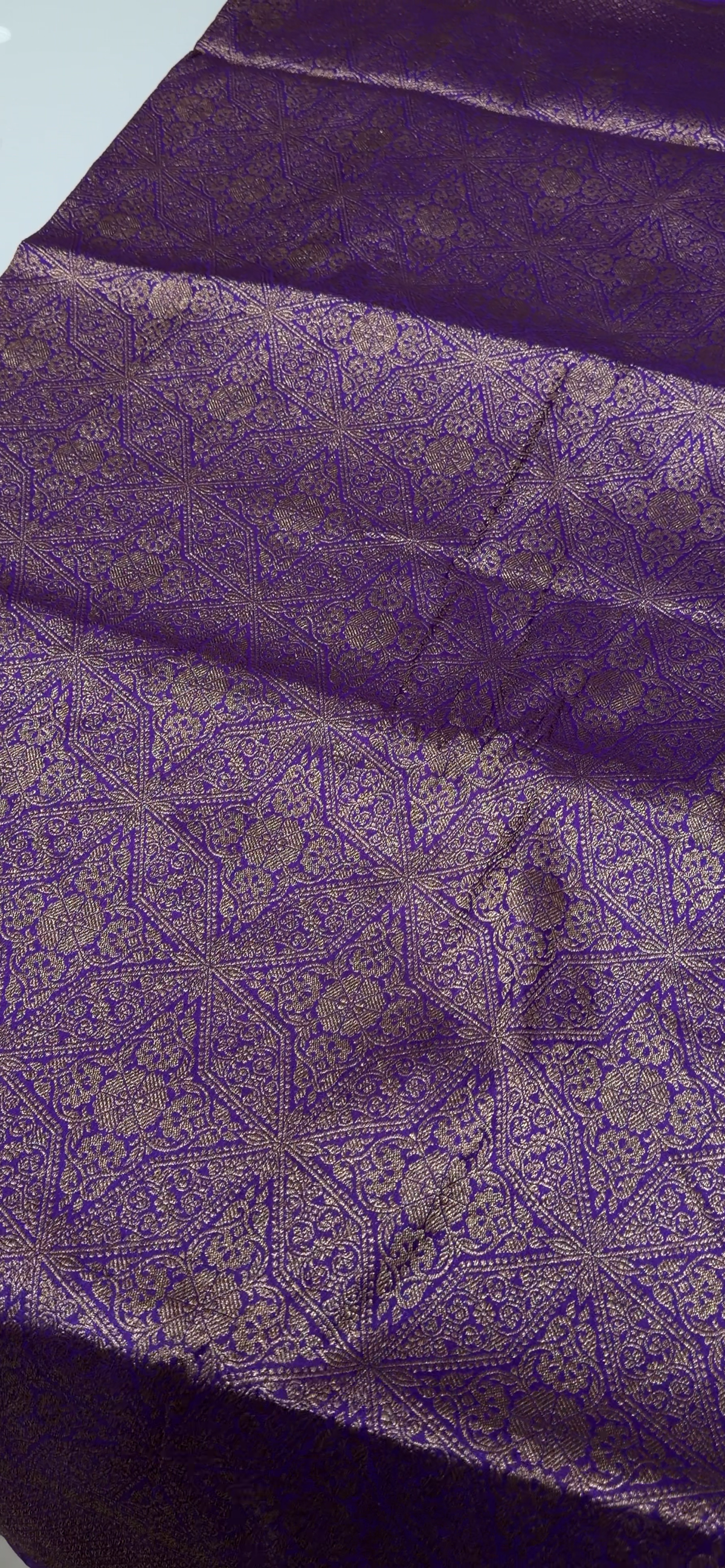 HANDLOOM KATAN SAREES - IHA 35383
