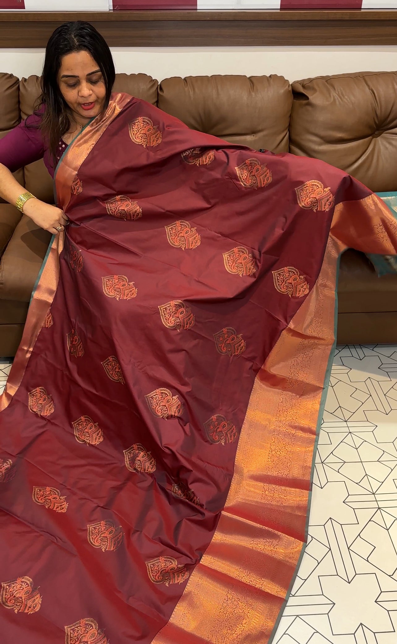 DESIGNER SILK SAREES - IHA 19620