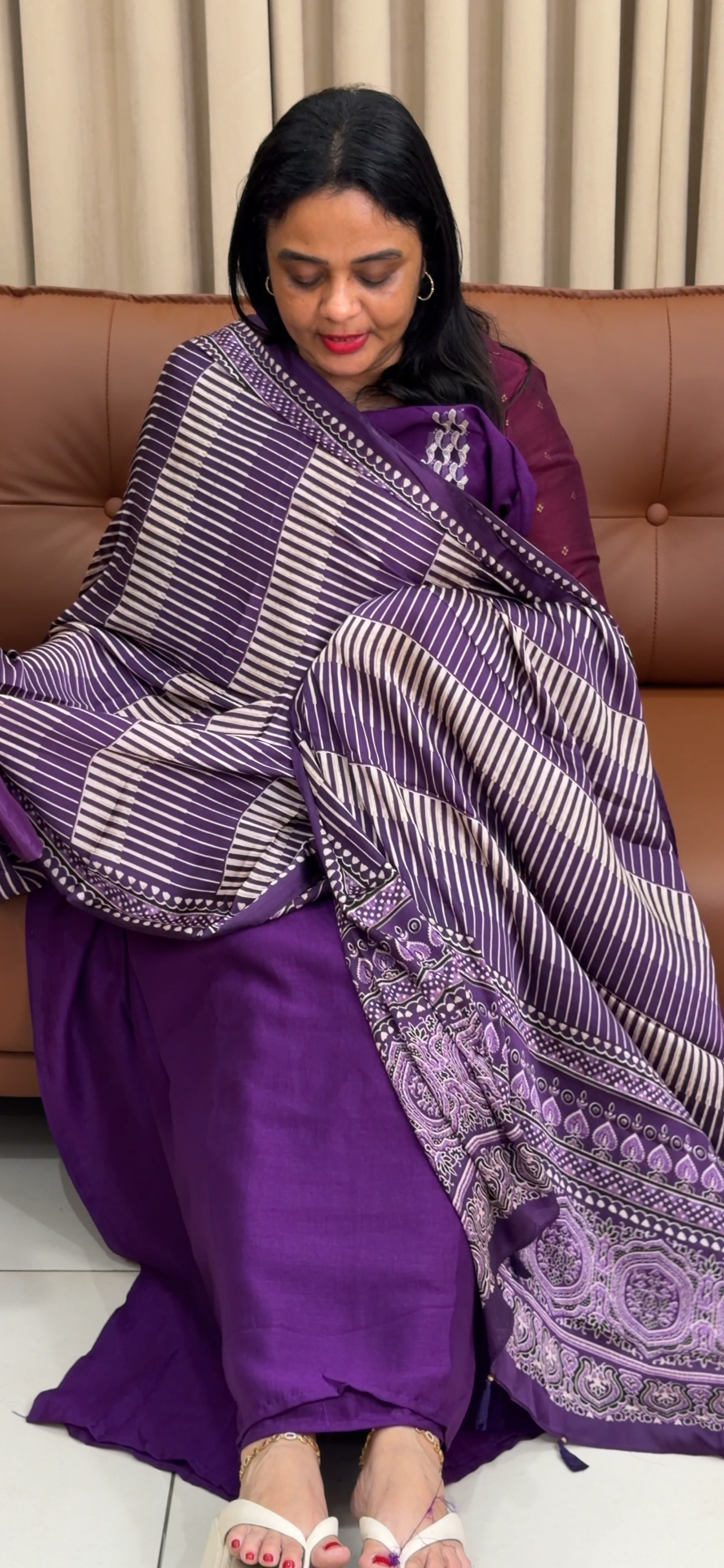 SEMI RAW SILK UNSTITCHED SALWAR SUITS - IHA 34203