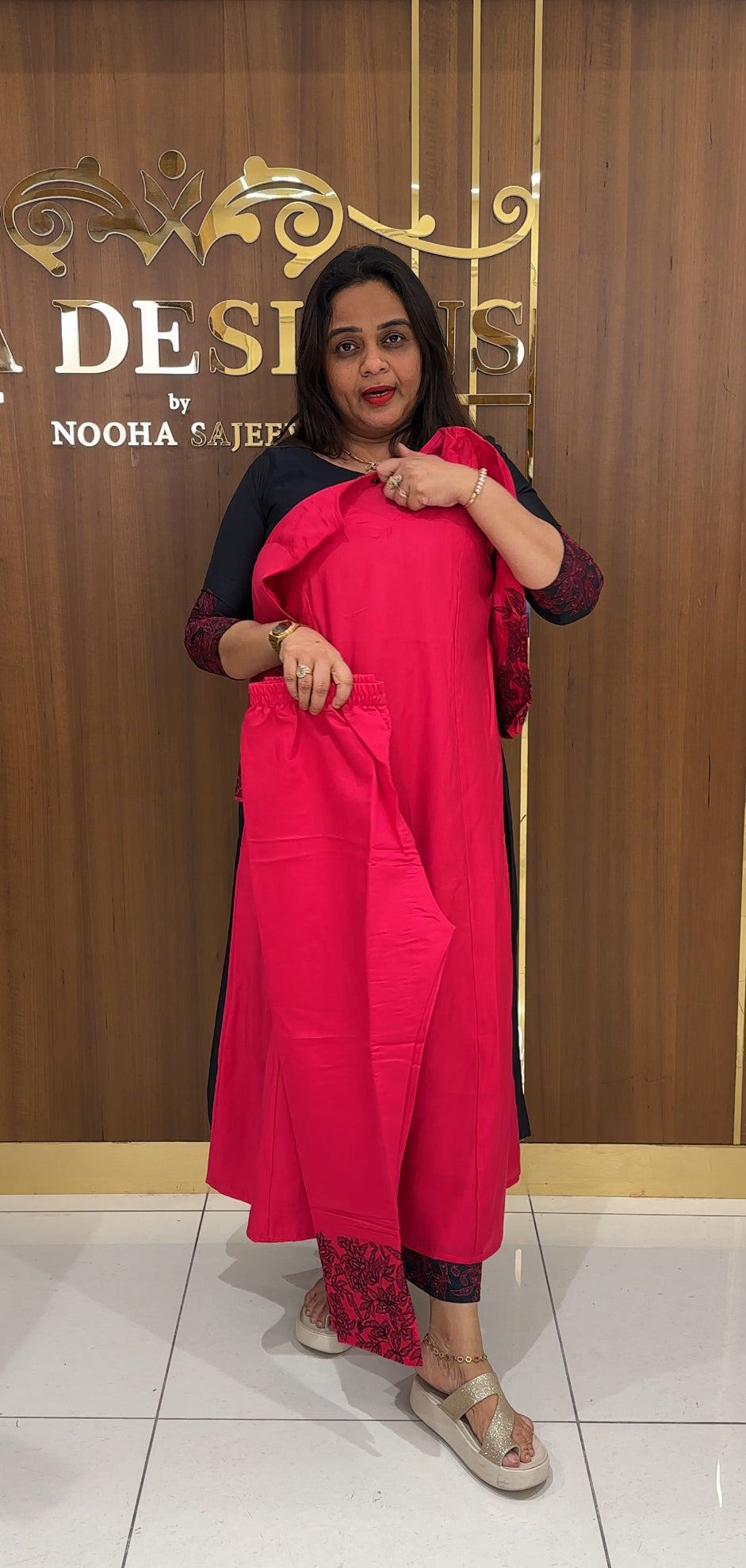 MUSLIN SILK TOP AND BOTTOM - IHA 23103