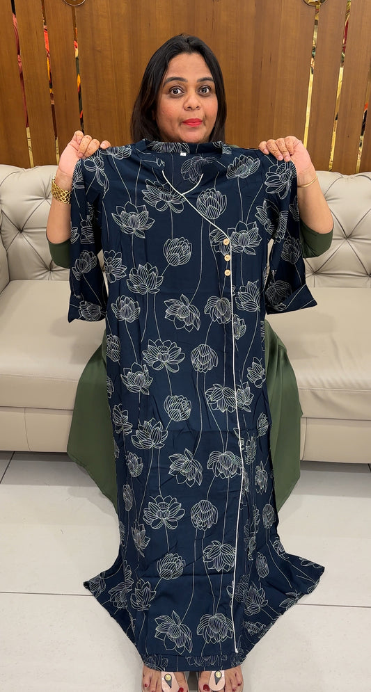PRINTED LONG A-LIEN TOPS - IHA 27556