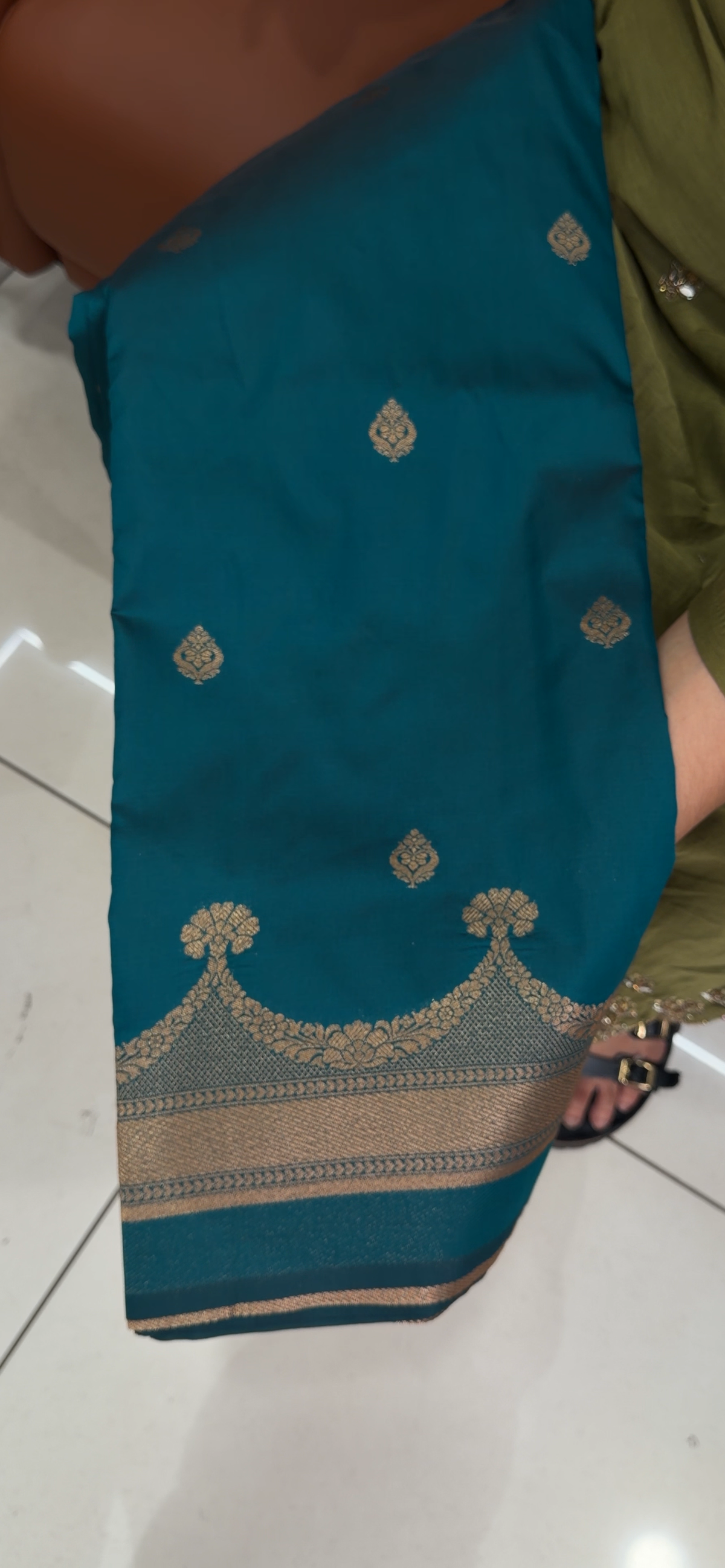 SEMI BANARASI SAREES - IHA 35378
