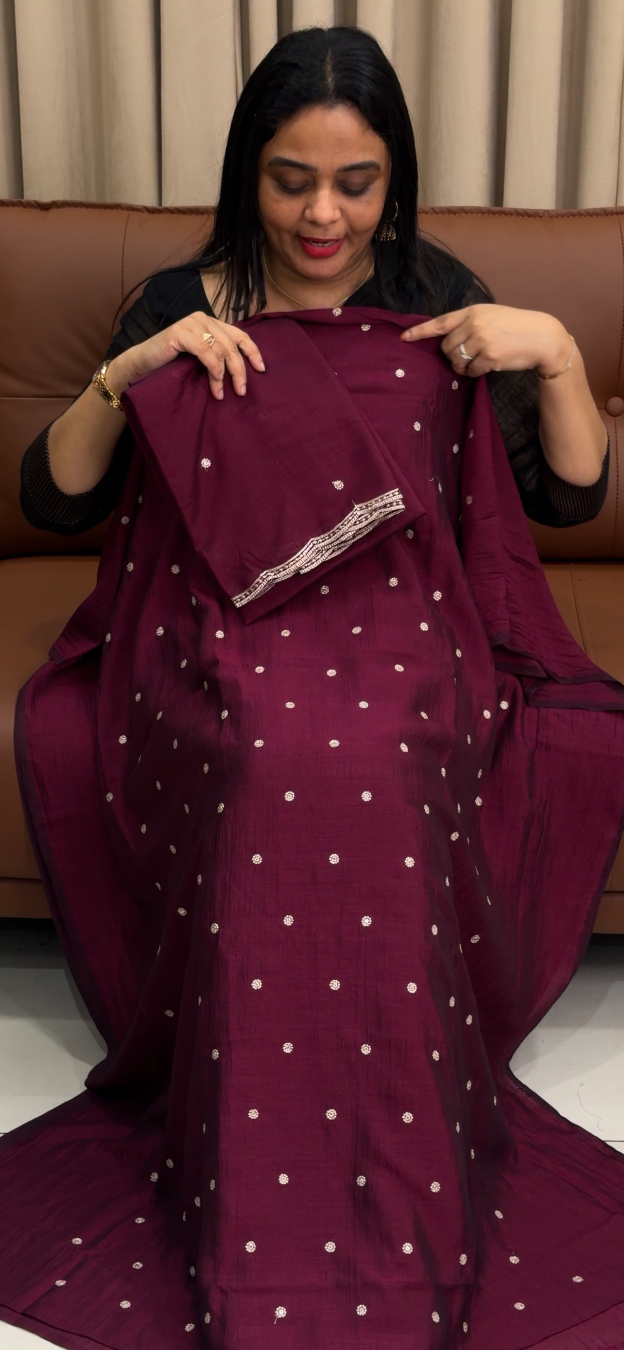 UNSTITCHED SALWRA SUITS - IHA 34021