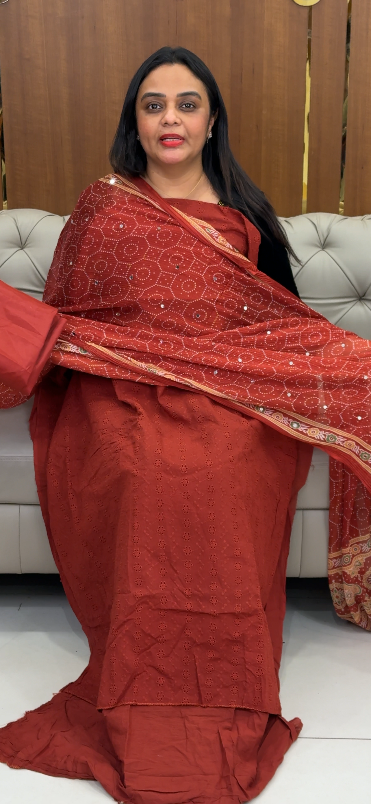 COTTON HAKOBA UNSTITCHED SALWAR SUITS - IHA 32177