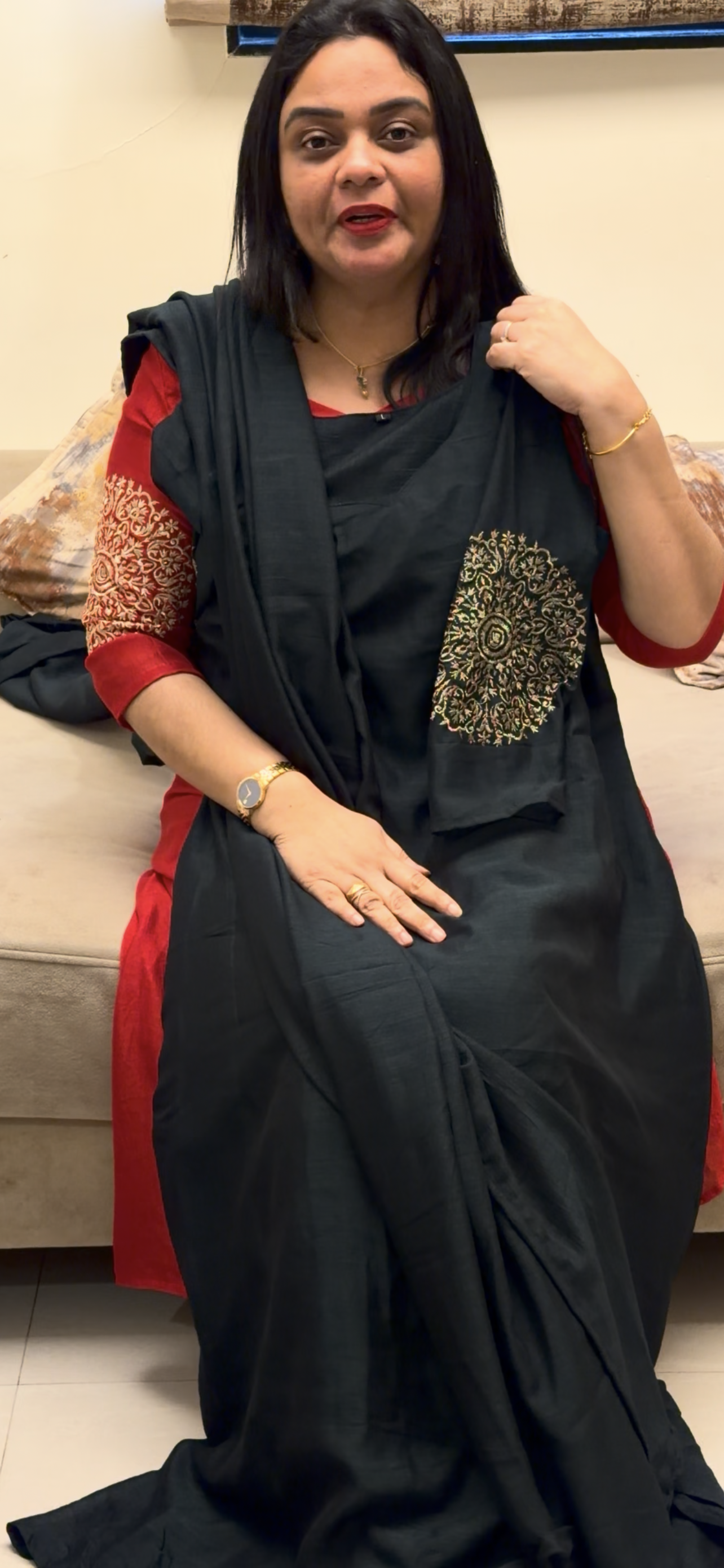 ALINE TOP AND DUPATTA - IHA 33694