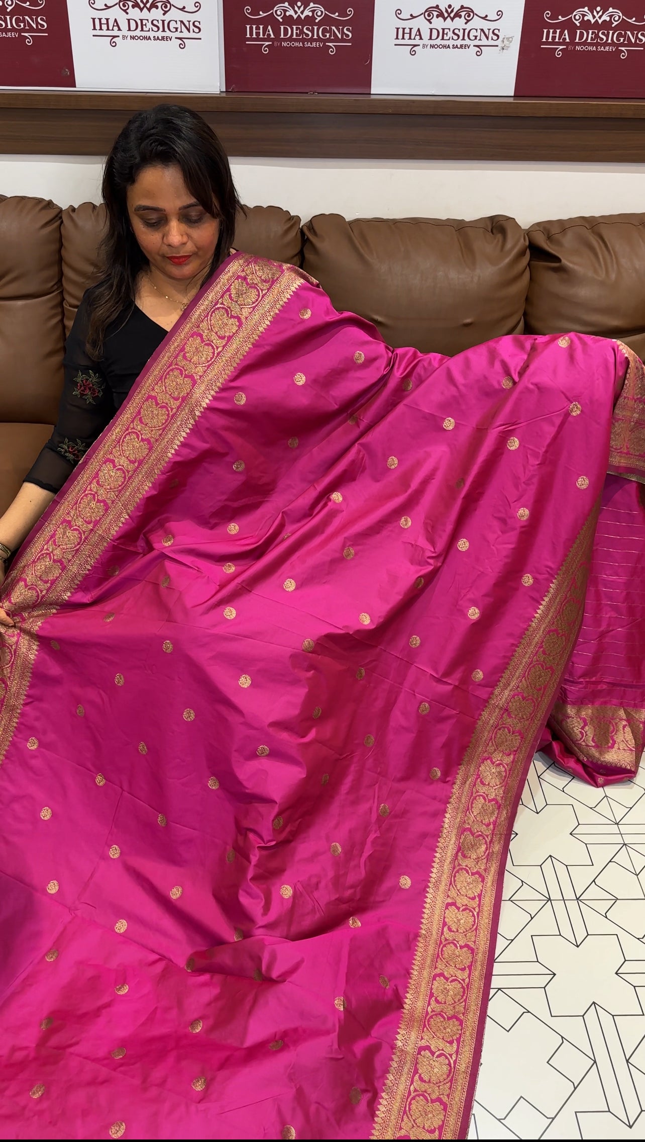 SEMI KATAN SAREES - IHA 25148