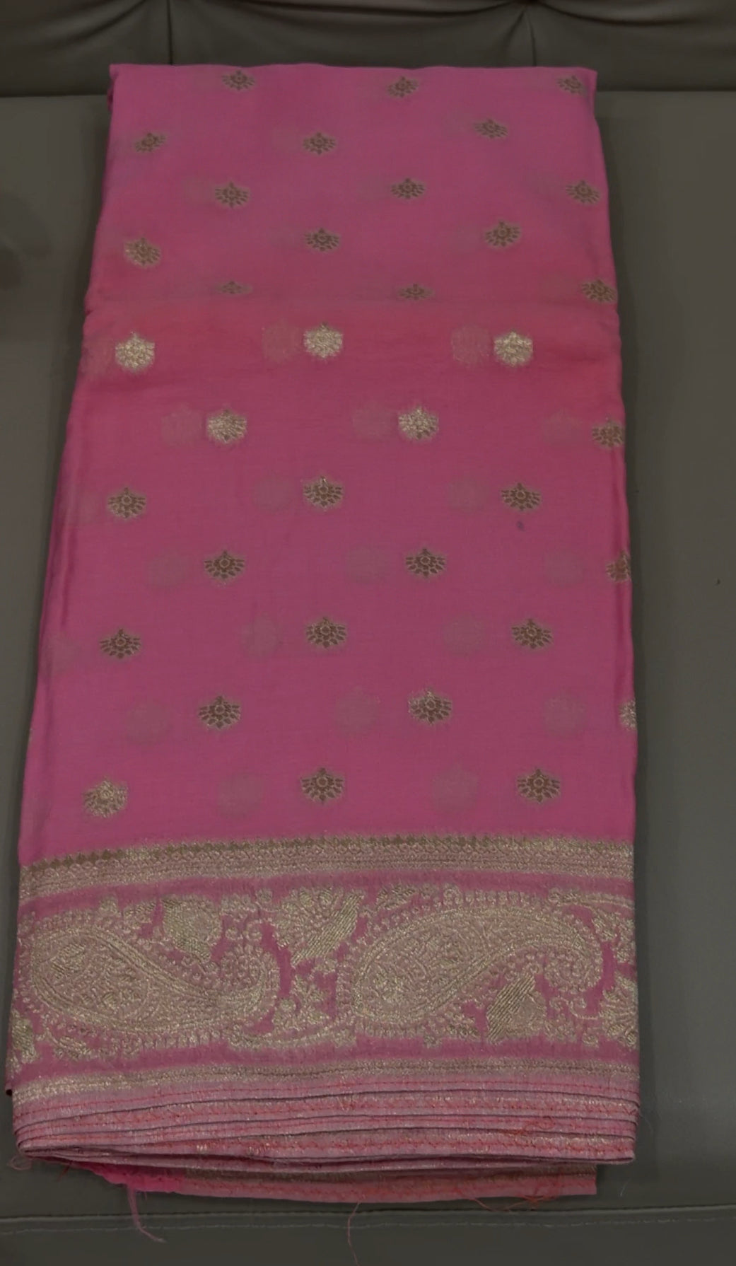 GEORGETTE BANARASI SAREES - IHA 28723