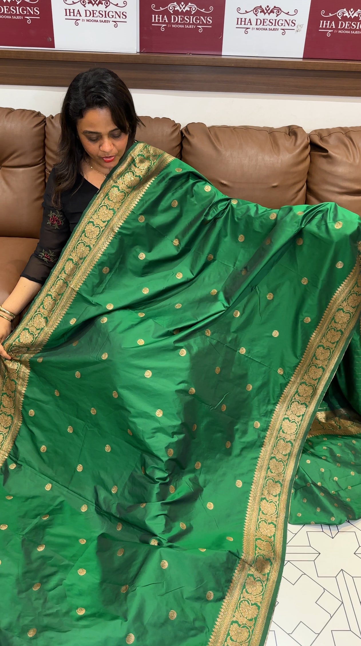 SEMI KATAN SAREES - IHA 25148