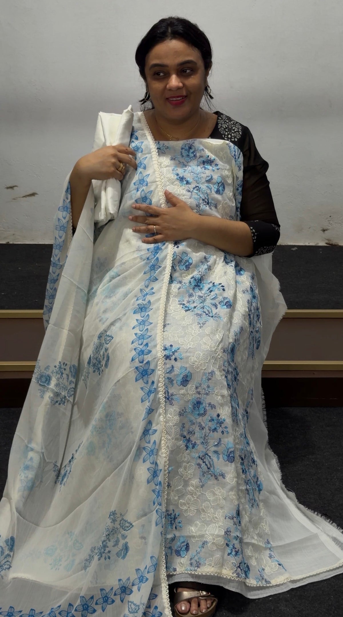 SILKY KOTA UNSTITCHED SALWAR SUITS - IHA 36072