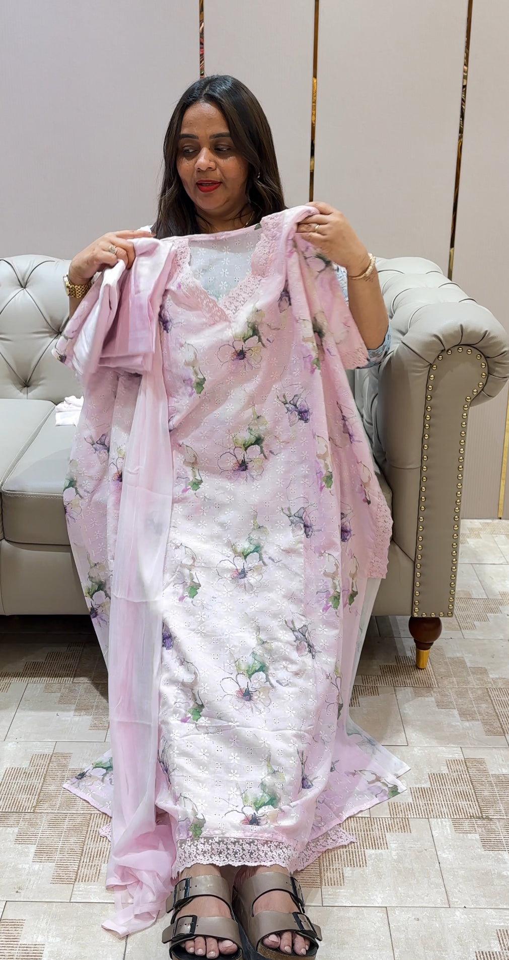 COTTON HAKOBA UNSTITCHED SALWAR SUITS - IHA 22252