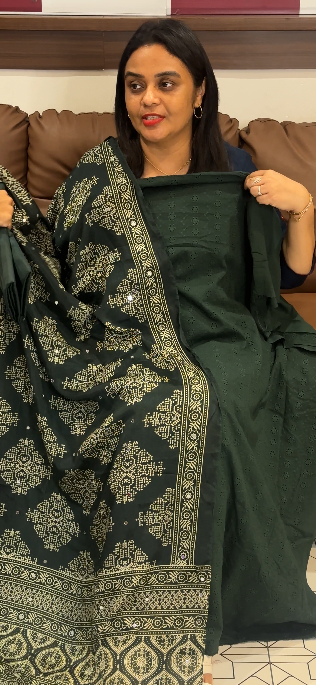 COTTON HAKOBA UNSTITCHED SALWAR SUITS - IHA 32884