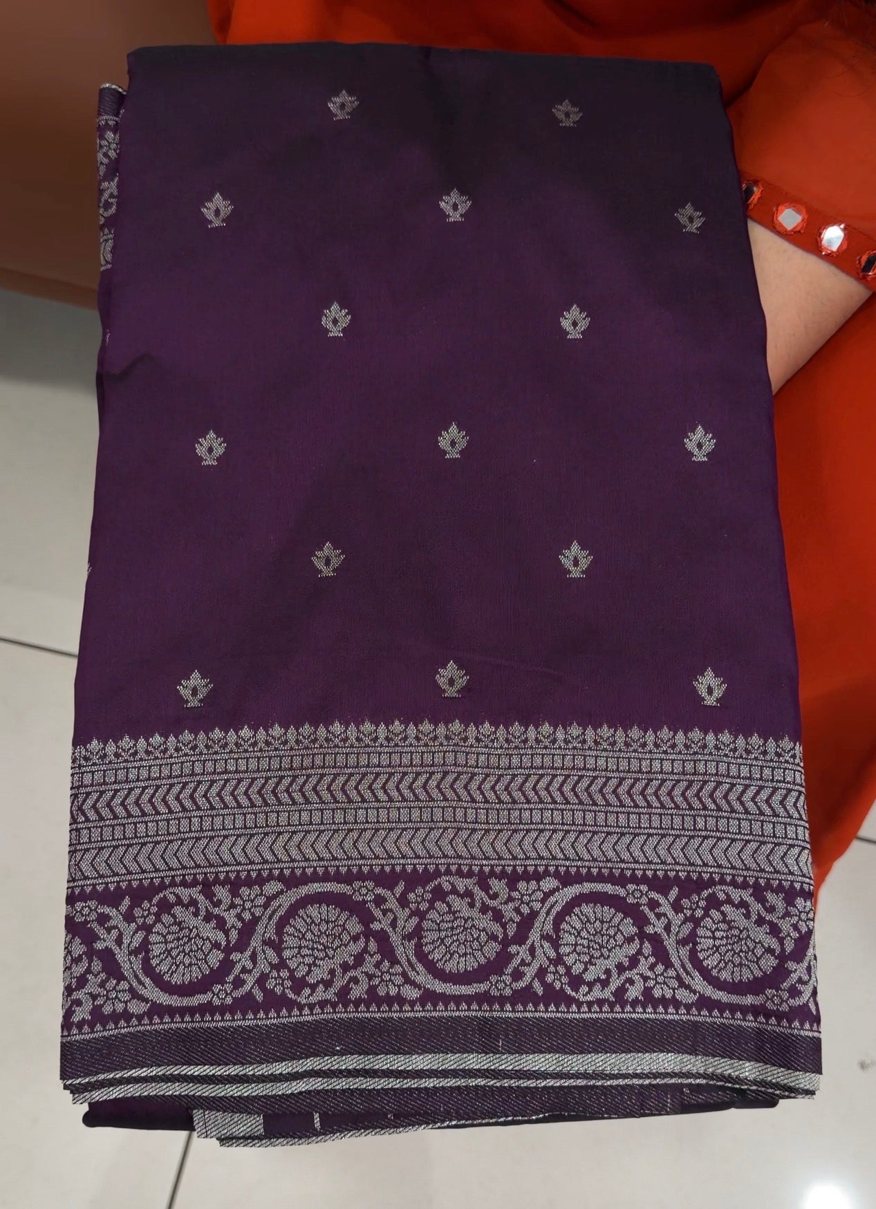 SEMI BANARASI SAREES - IHA 34942