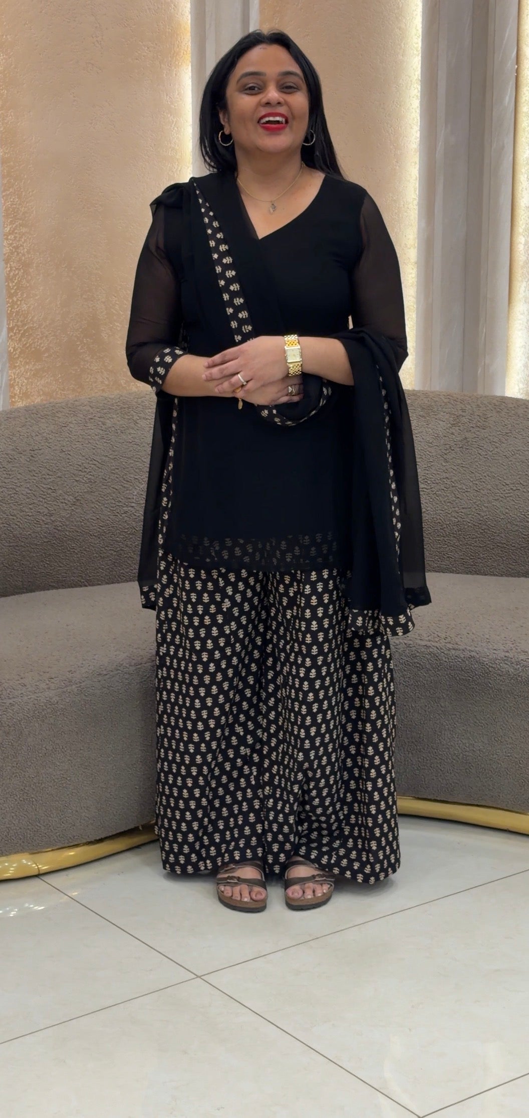 IHA'S IN-HOUSE SHORT TOP BOTTOM AND DUPATTA - IHA 35924