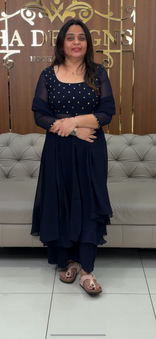 IHA'S IN-HOUSE TOP, BOTTOM AND DUPATTA - IHA 28961