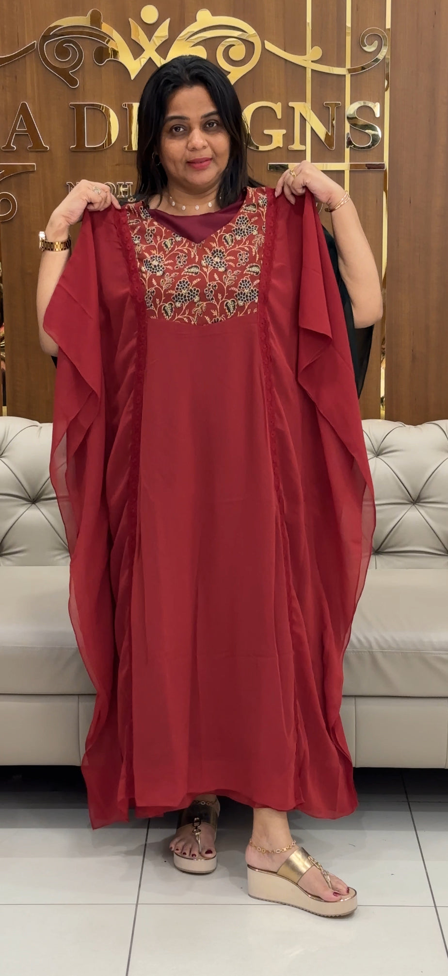 IHA'S IN-HOUSE KAFTAN TOPS - IHA 28625