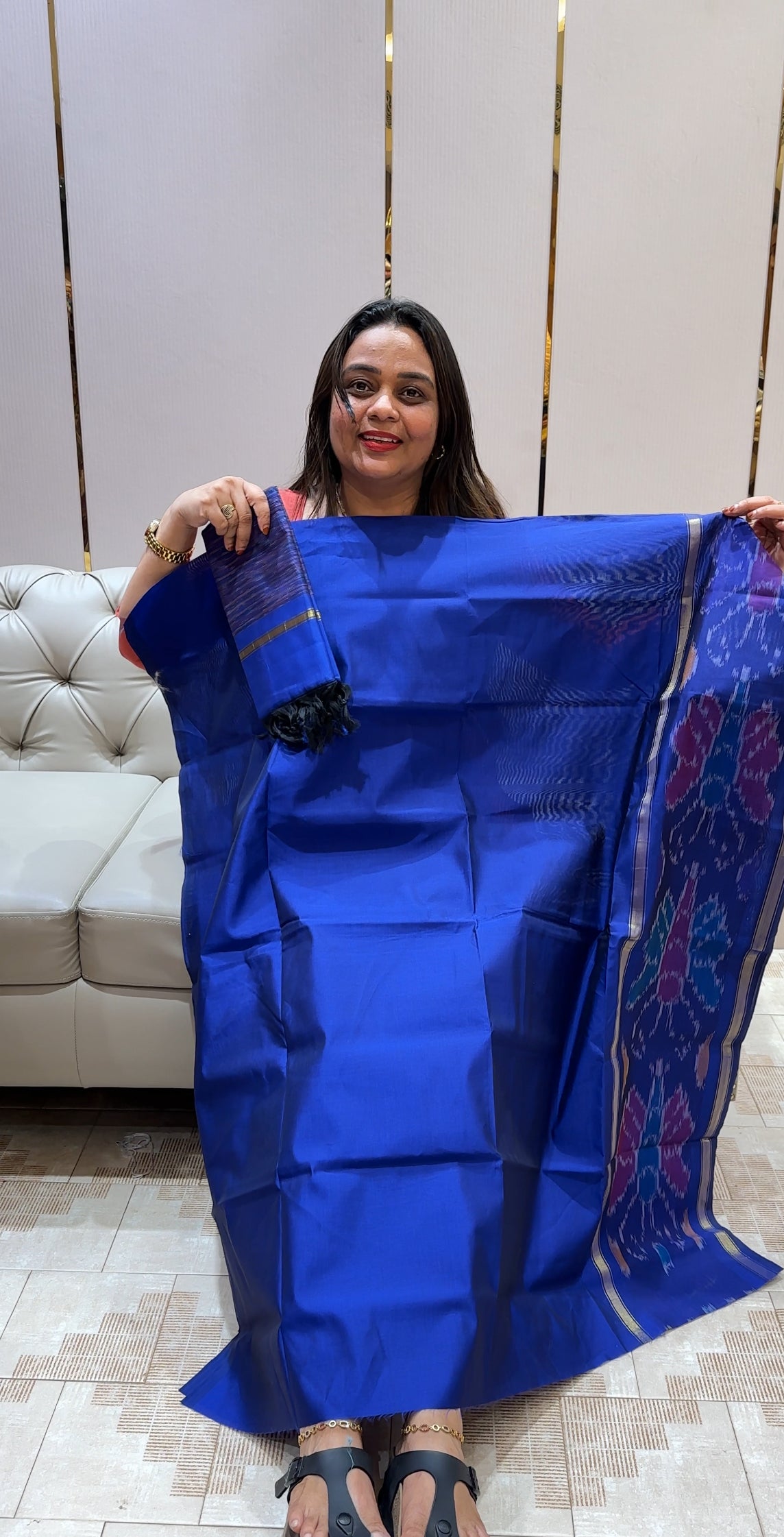 SILK COTTON UNSTITCHED SALWAR SUITS - IHA 22593