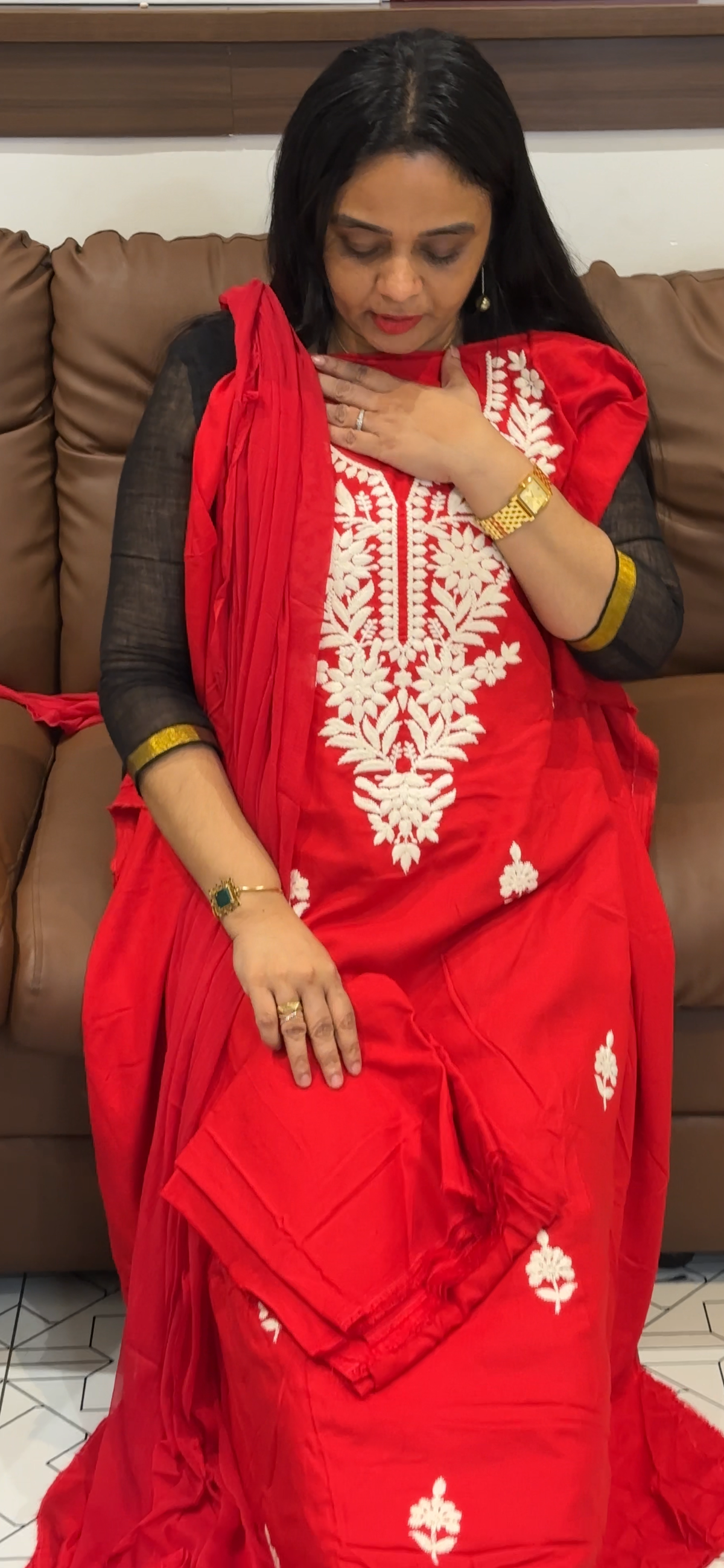OFFER SALES UNSTITCHED SALWAR SUITS - IHA 35482