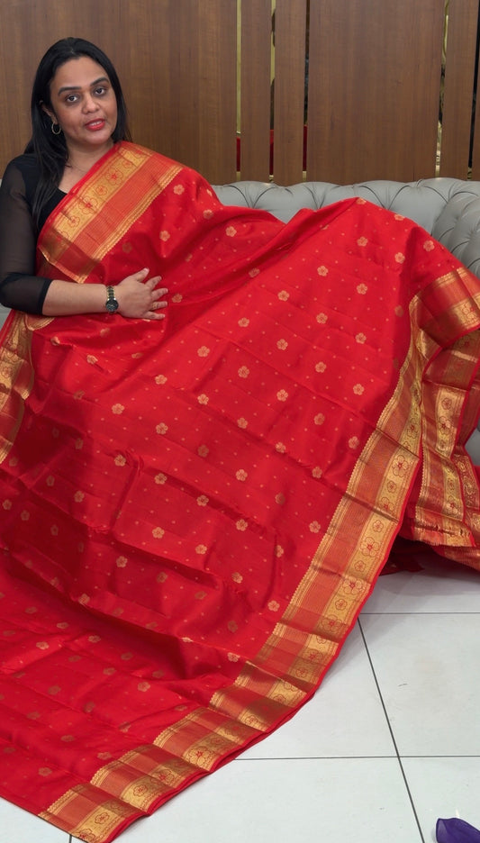 DESIGNER KANCHIPURAM SILK SAREES - IHA 32644