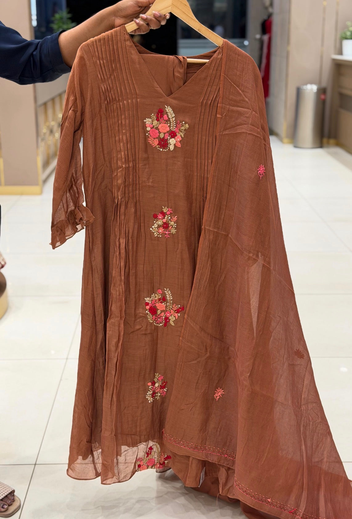 PARTY WEAR TOP,BOTTOM AND DUPATTA - IHA 35423
