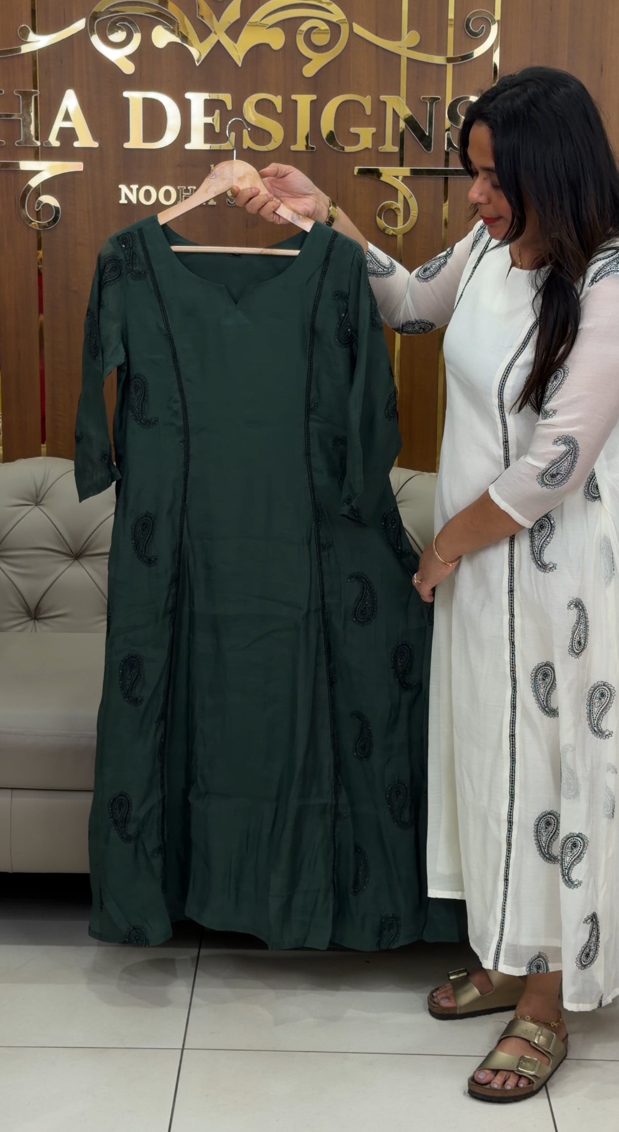 MUL CHANDERI ALINE TOPS - IHA 30931