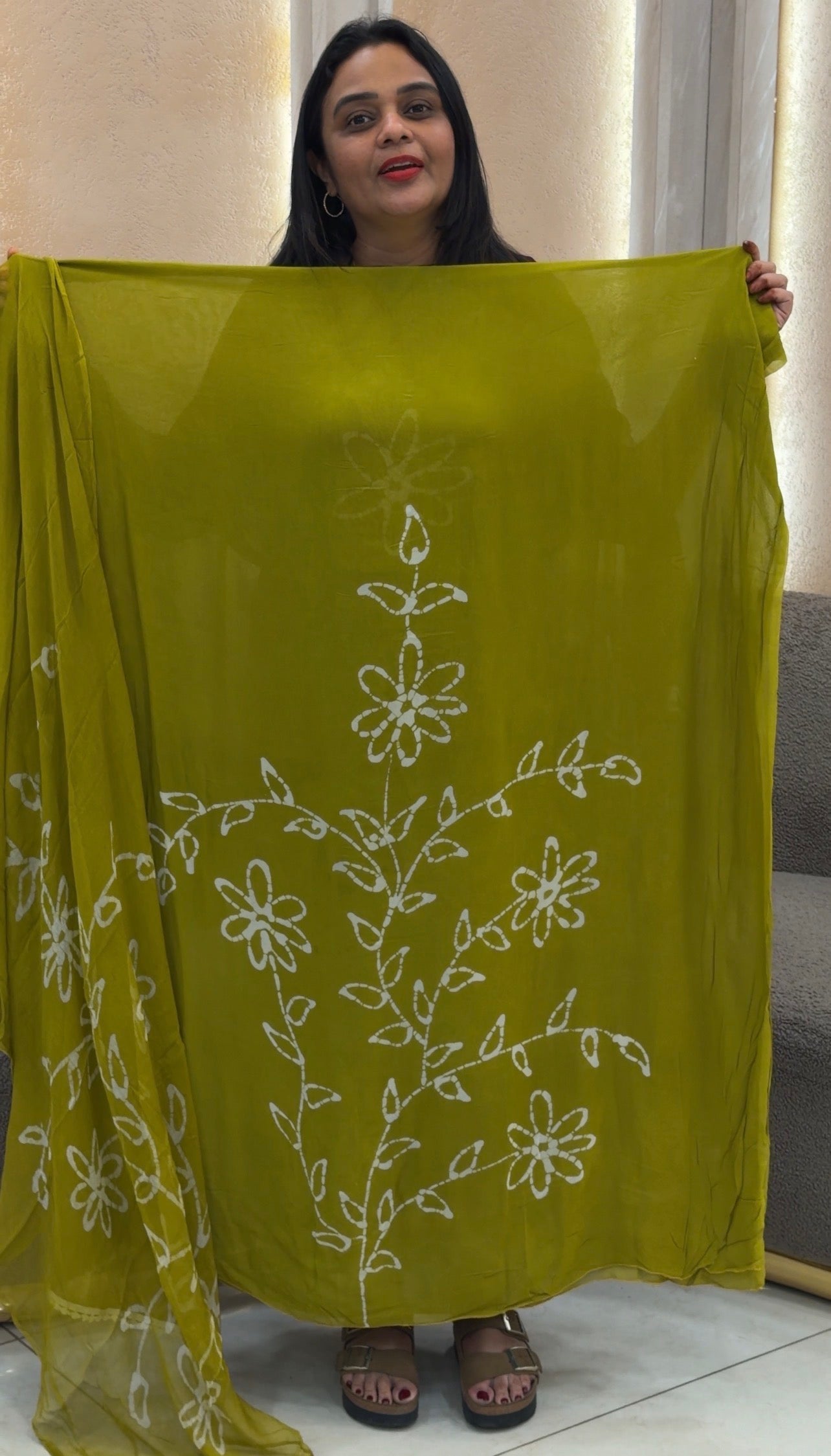 BATIK PRINTED UNSTITCHED SALWAR SUITS - IHA 33054